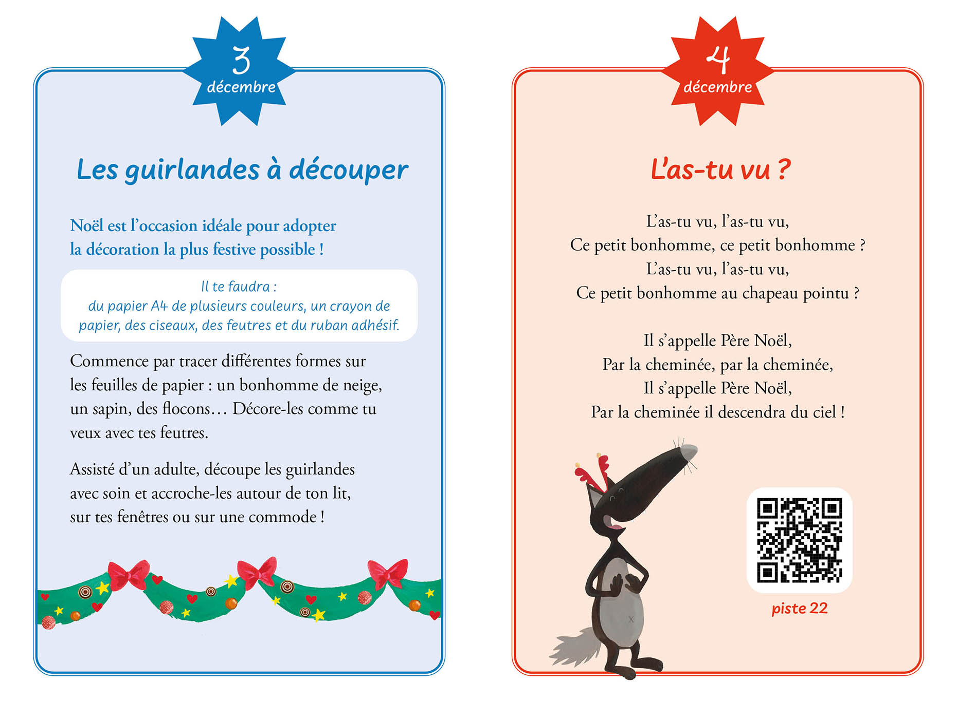 Mon Calendrier De L'avent Loup Mon Calendrier De L'avent Loup