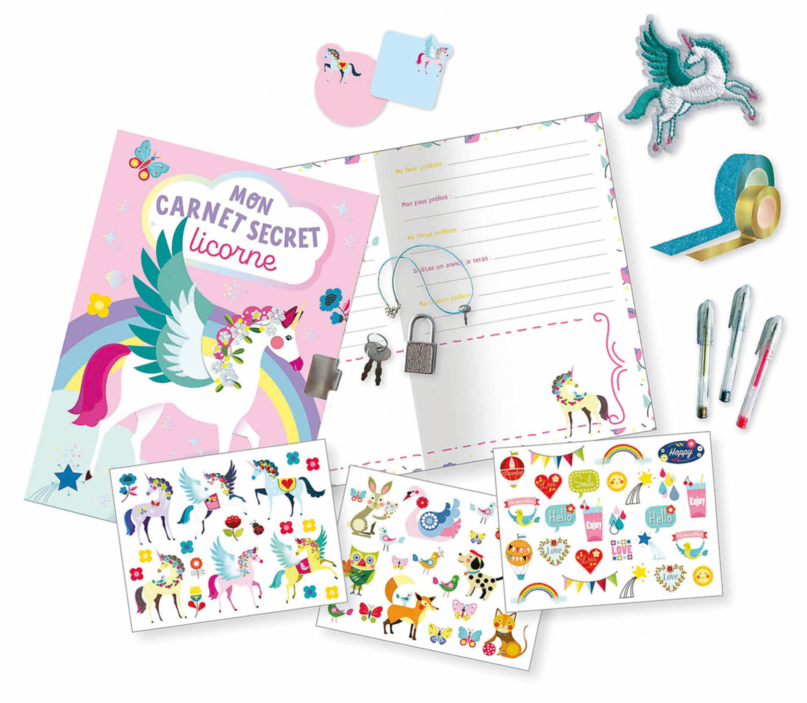 Mon Coffret Secret Licorne Mon Coffret Secret Licorne