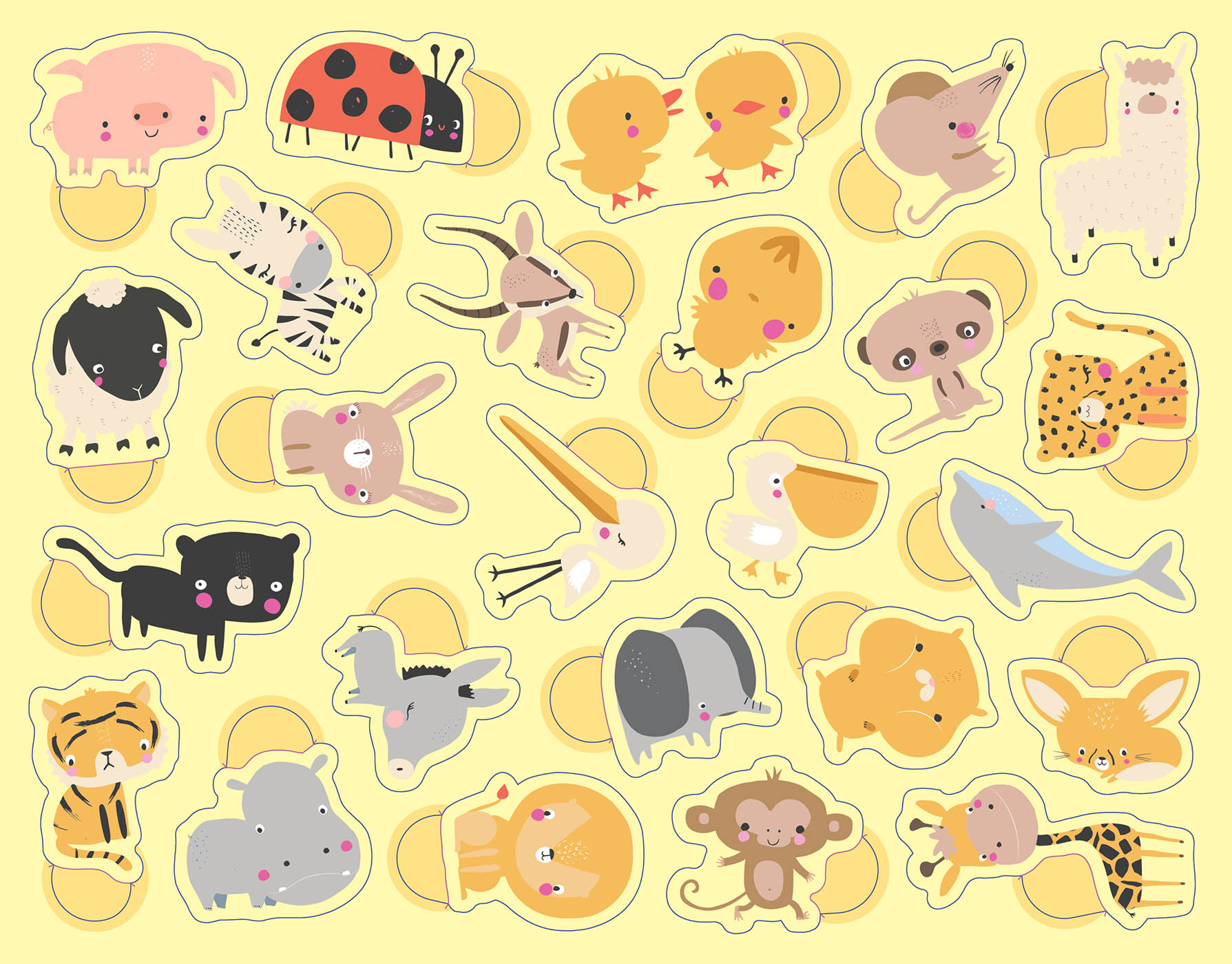 300 Gommettes Bébés Animaux 300 Gommettes Bébés Animaux