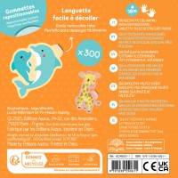 300 Gommettes Bébés Animaux