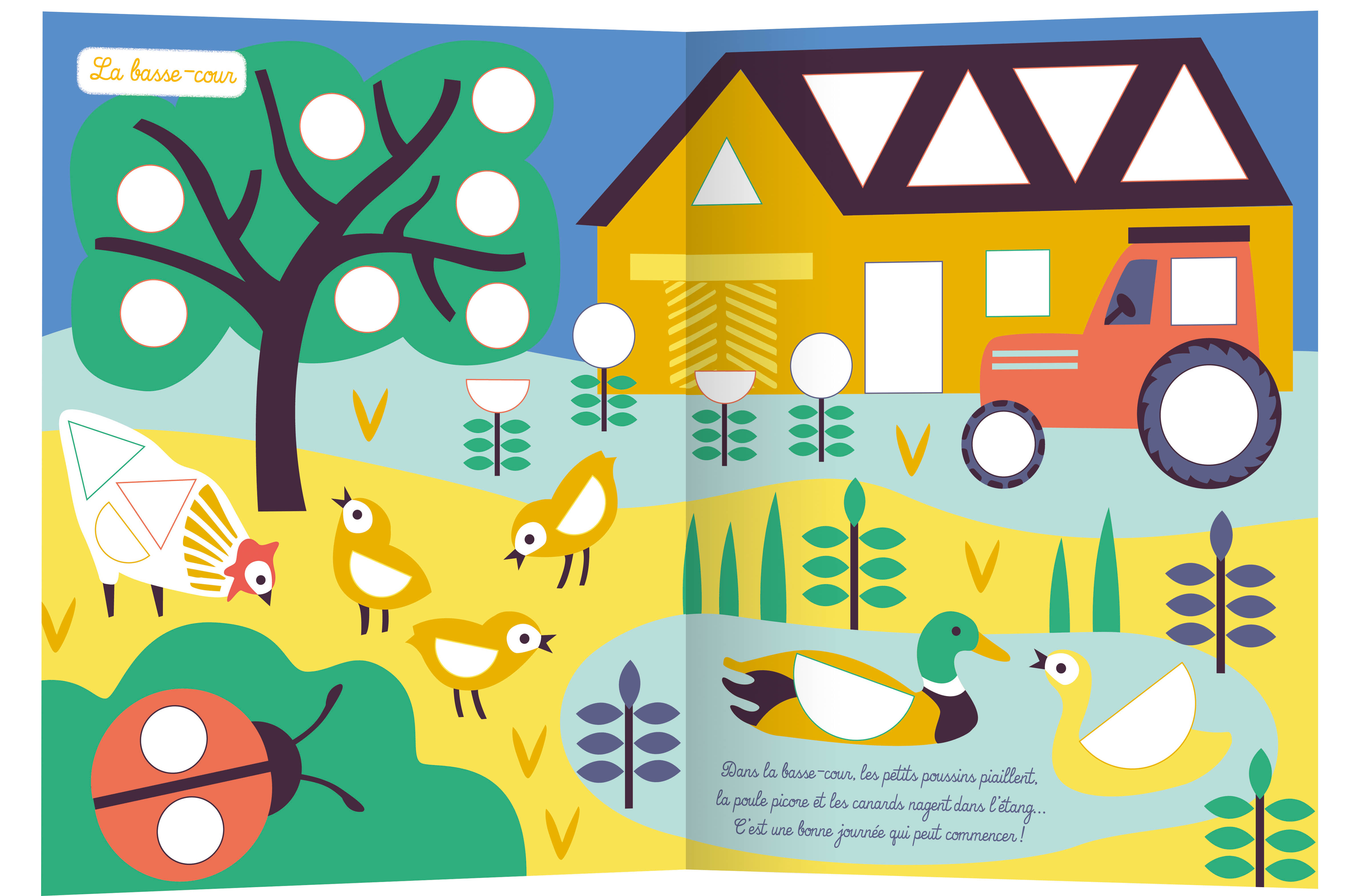 Mes Tout Premiers Autocollants - 500 Premières Gommettes Formes - Ferme Mes Tout Premiers Autocollants - 500 Premières Gommettes Formes - Ferme