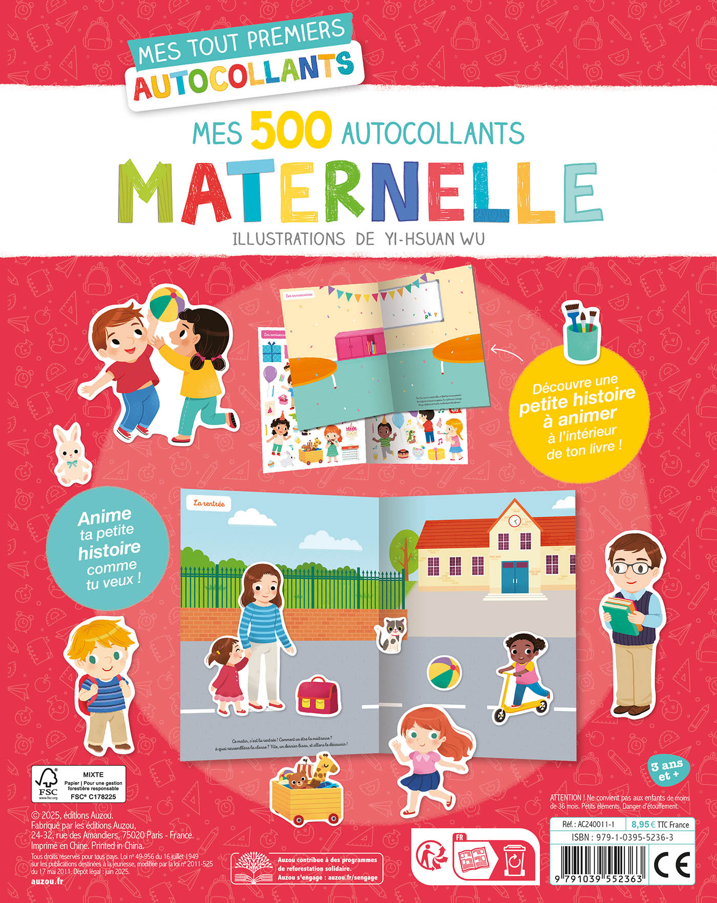 Mes Tout Premiers Autocollants - 500 Autocollants La Maternelle