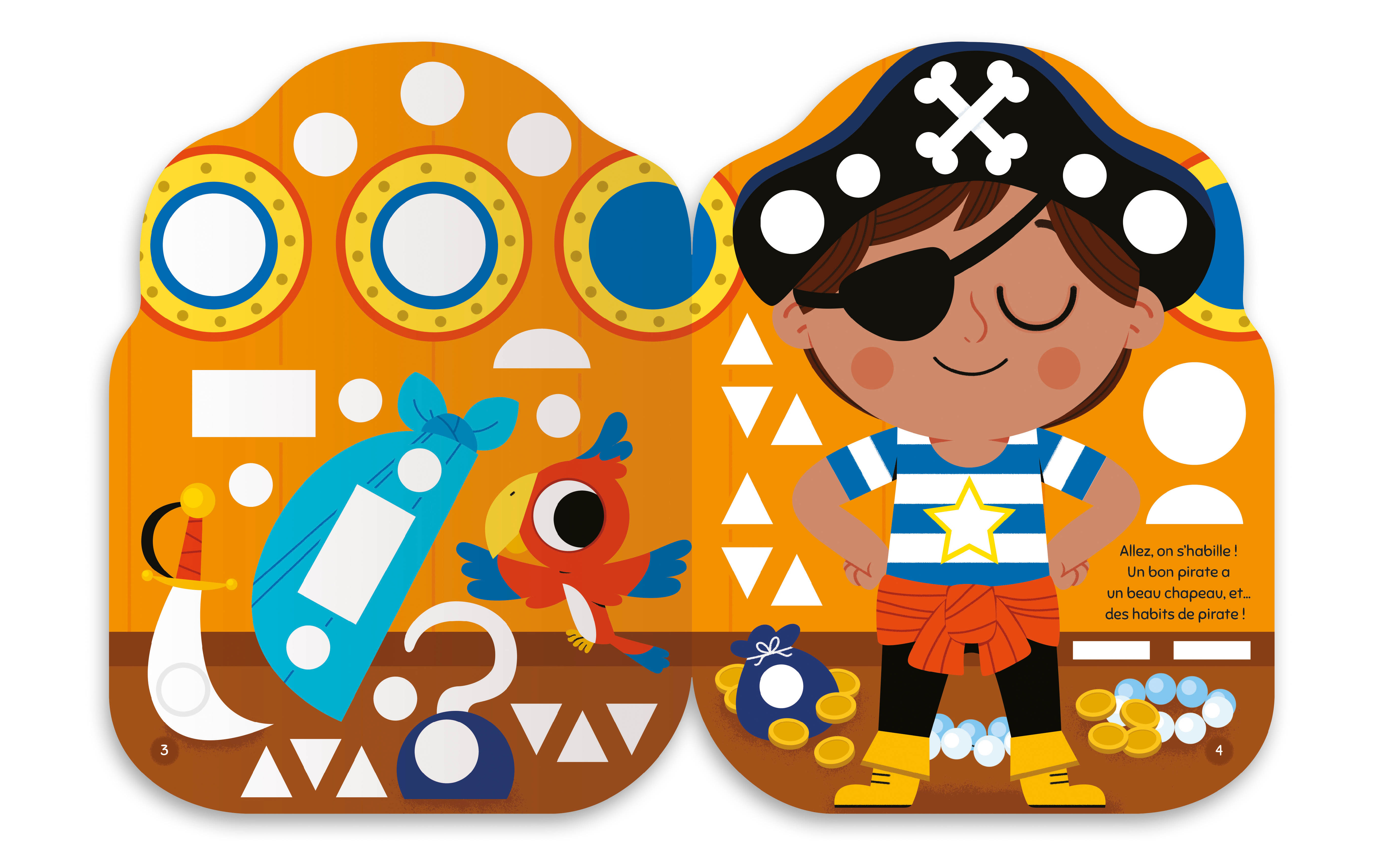 Gommettes Formes - L'aventure De Petit Pirate Gommettes Formes - L'aventure De Petit Pirate