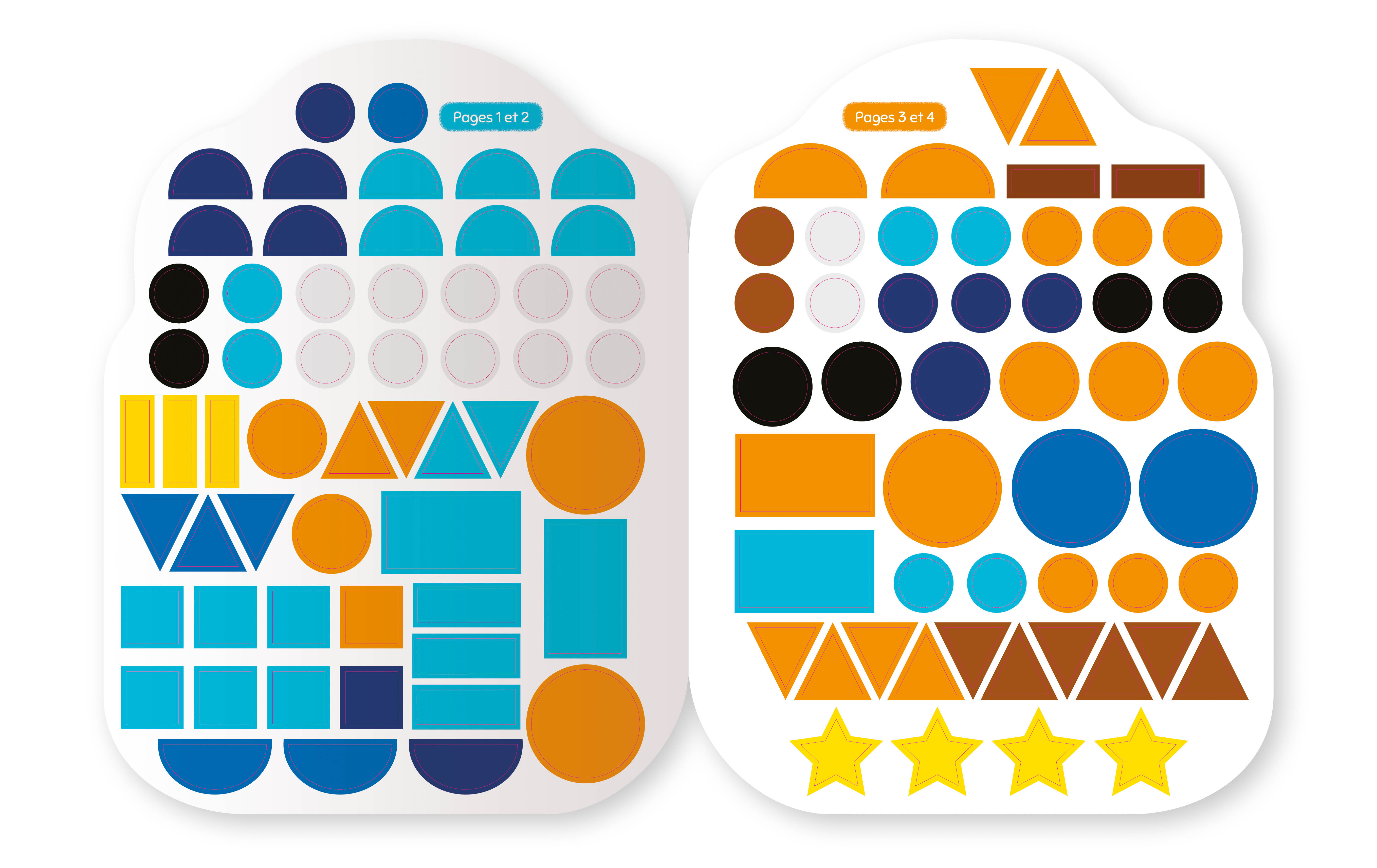 Gommettes Formes - L'aventure De Petit Pirate Gommettes Formes - L'aventure De Petit Pirate