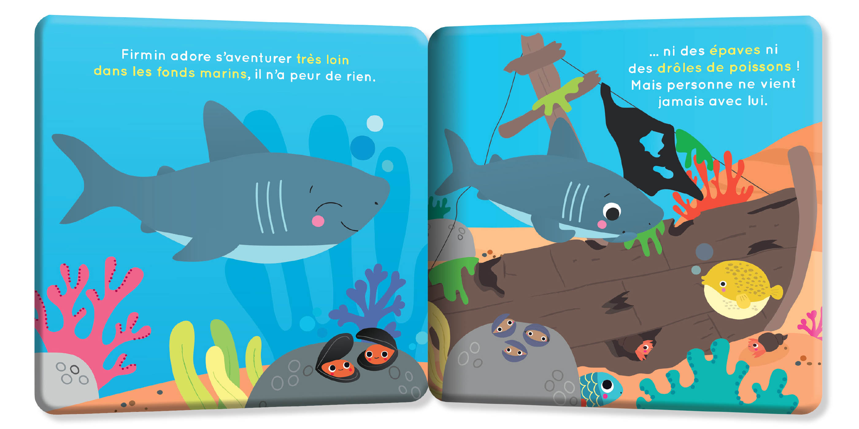 Mon Premier Livre De Bain - Firmin Le Requin Mon Premier Livre De Bain - Firmin Le Requin