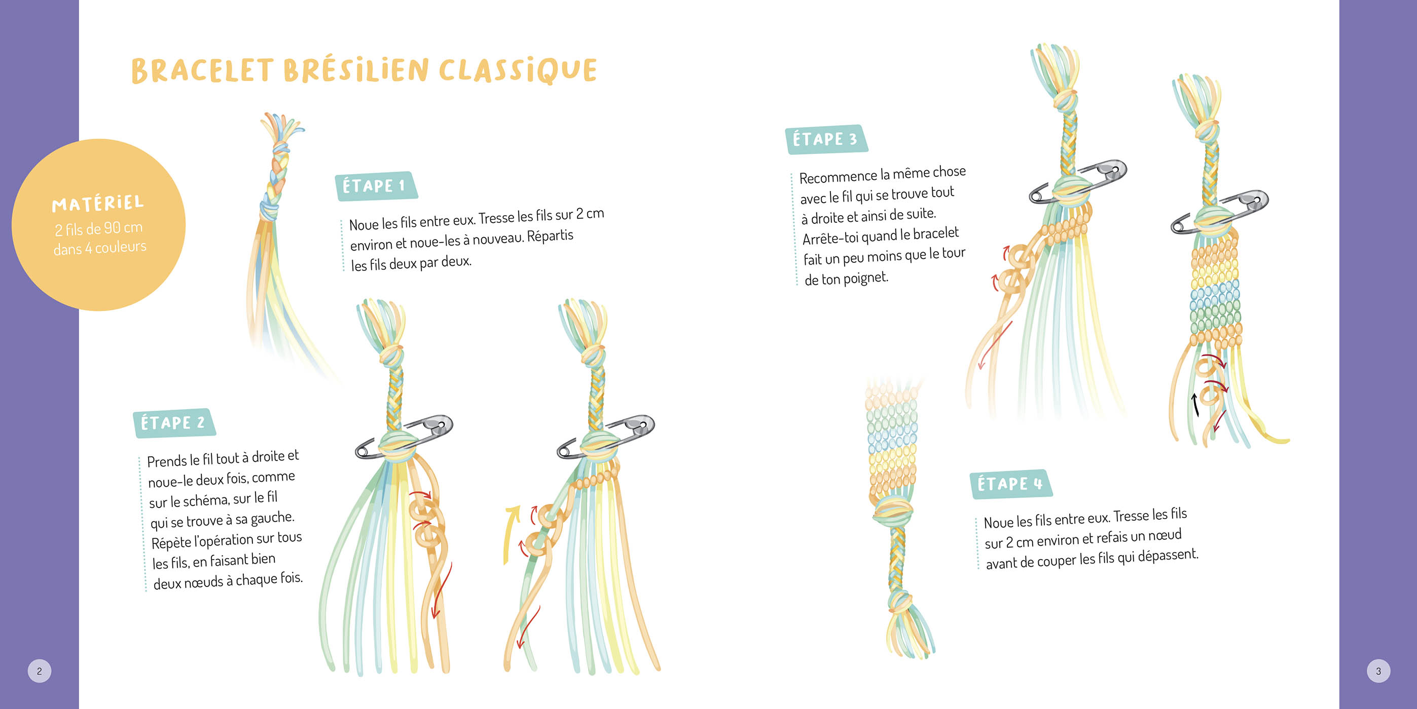 Mon Coffret D'artiste - Créations Tressées En Fil Brésilien