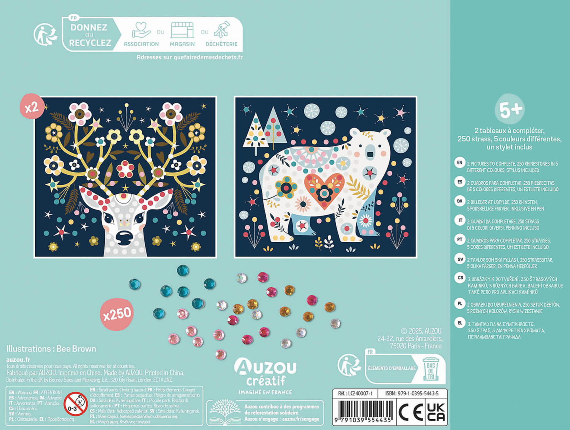 Ma Pochette D'artiste - Mes Tableaux Scintillants À Strass Ma Pochette D'artiste - Mes Tableaux Scintillants À Strass