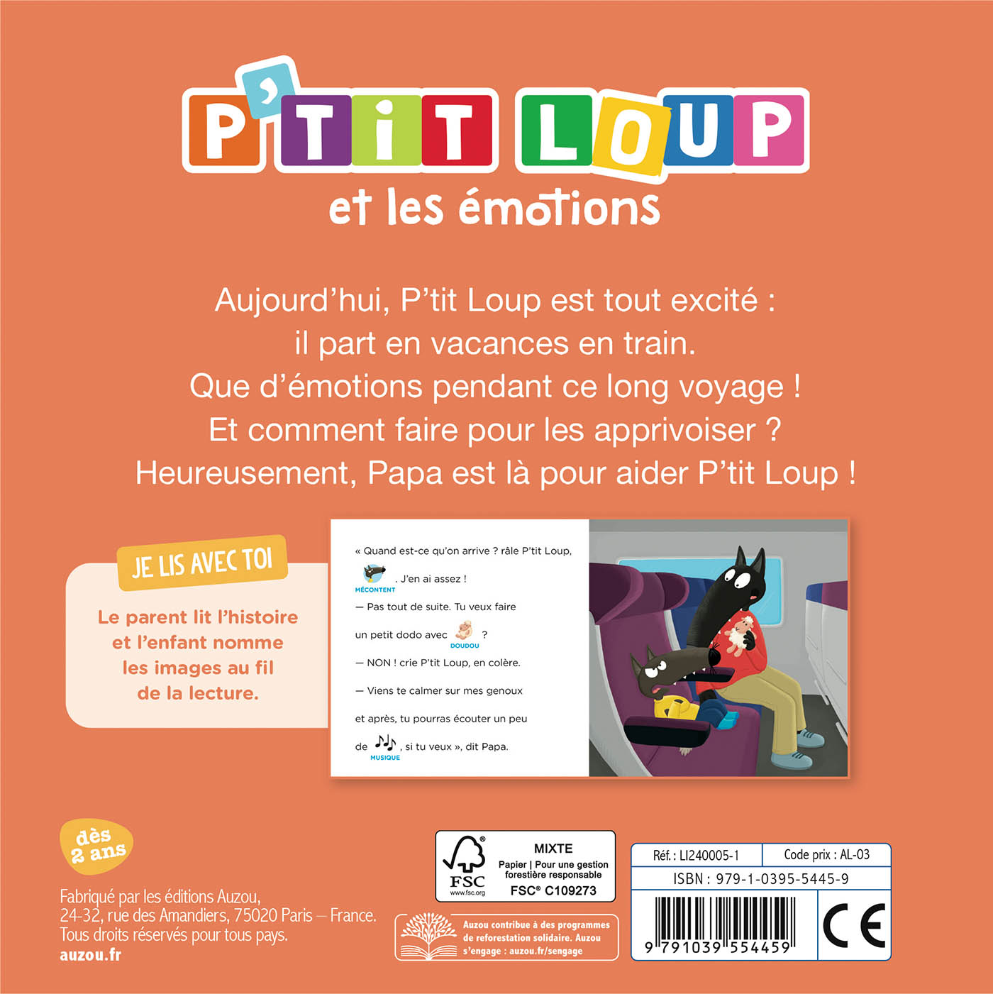 Je Lis Avec Toi - P'tit Loup - P'tit Loup Et Les Émotions