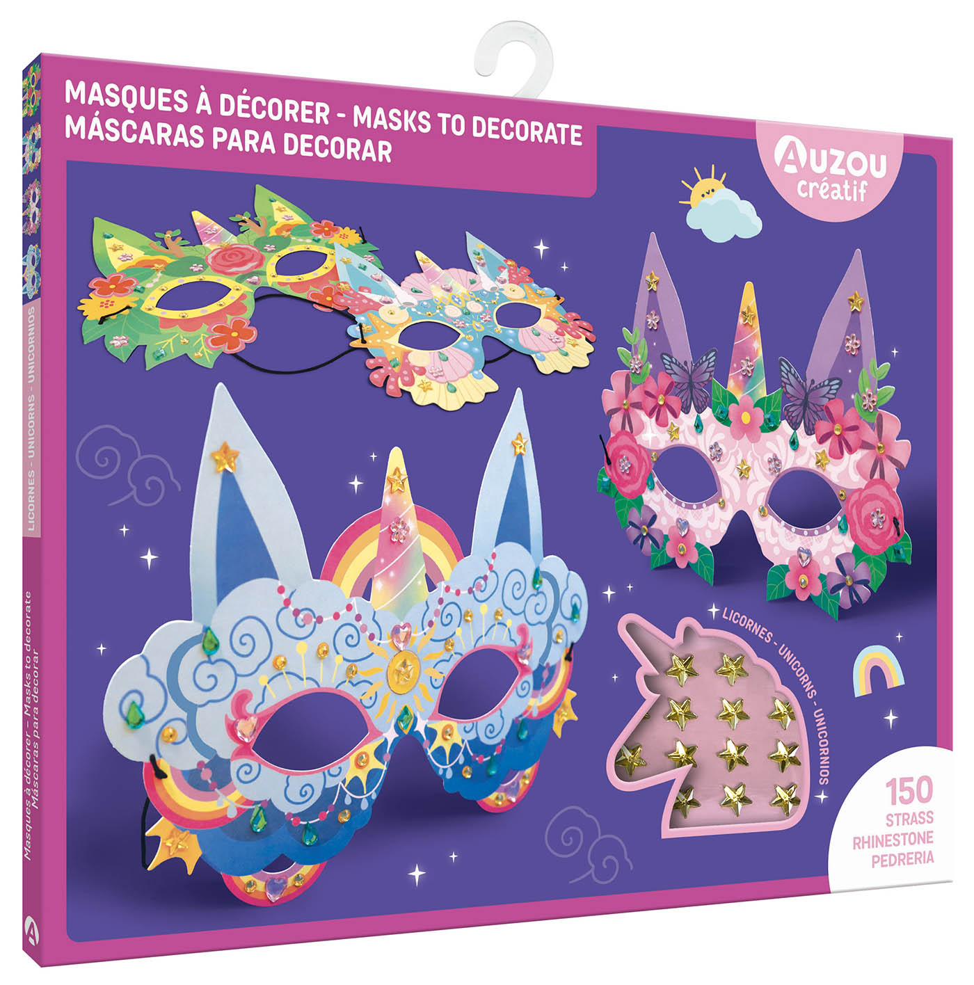 Ma Pochette D'artiste - Masques À Décorer - Licornes Ma Pochette D'artiste - Masques À Décorer - Licornes