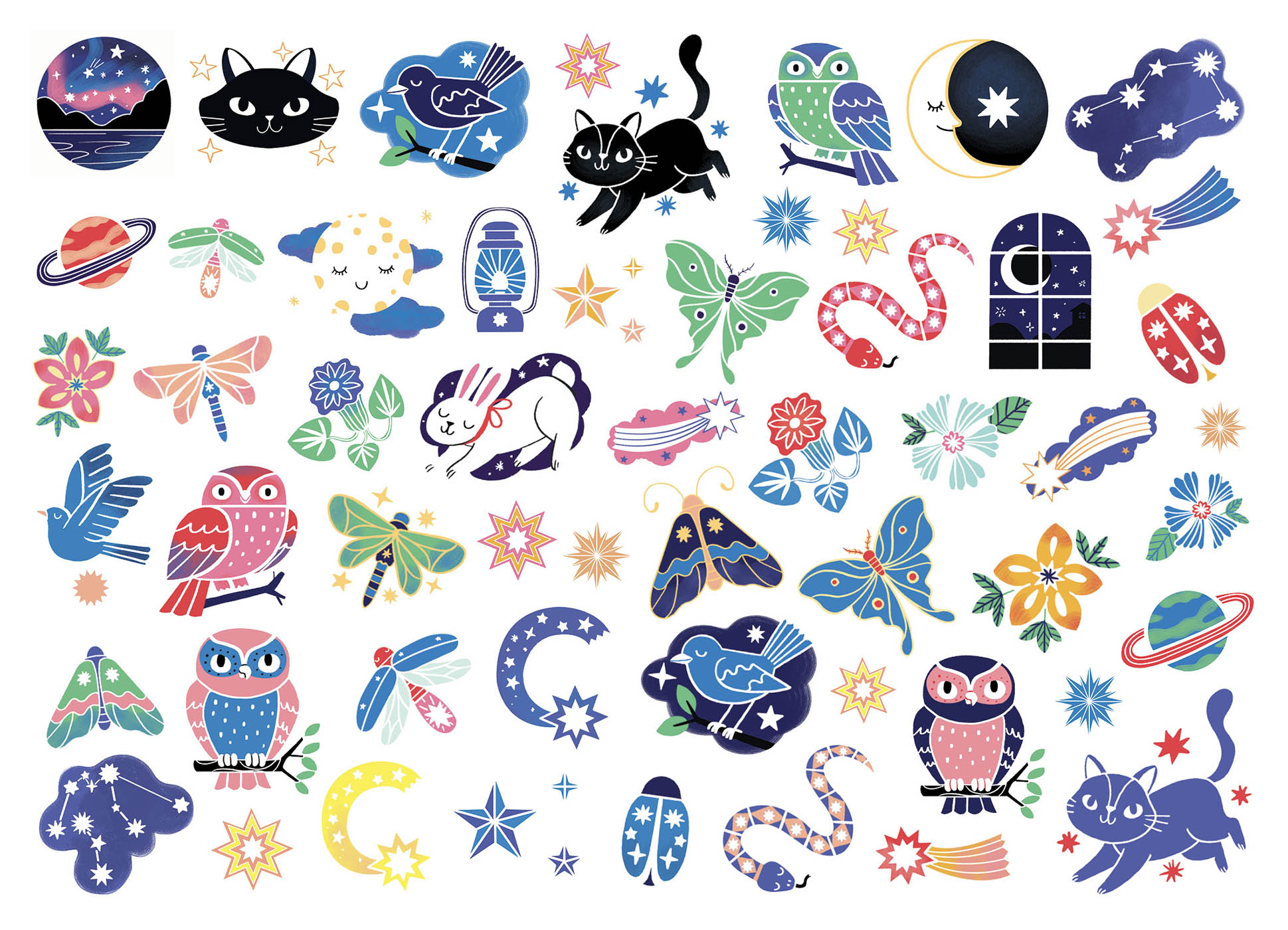 Mes P'tits Tattoos - Qui Brillent Dans Le Noir