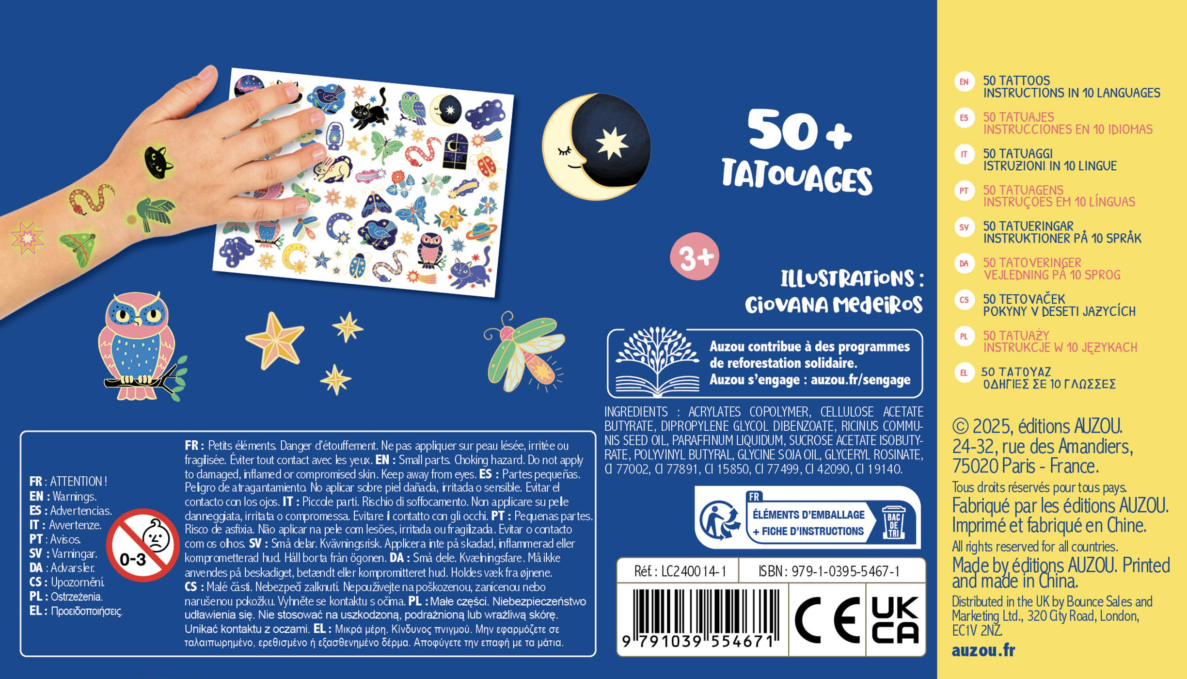 Mes P'tits Tattoos - Qui Brillent Dans Le Noir