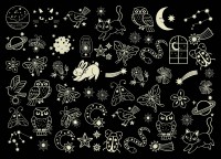 Mes P'tits Tattoos - Qui Brillent Dans Le Noir