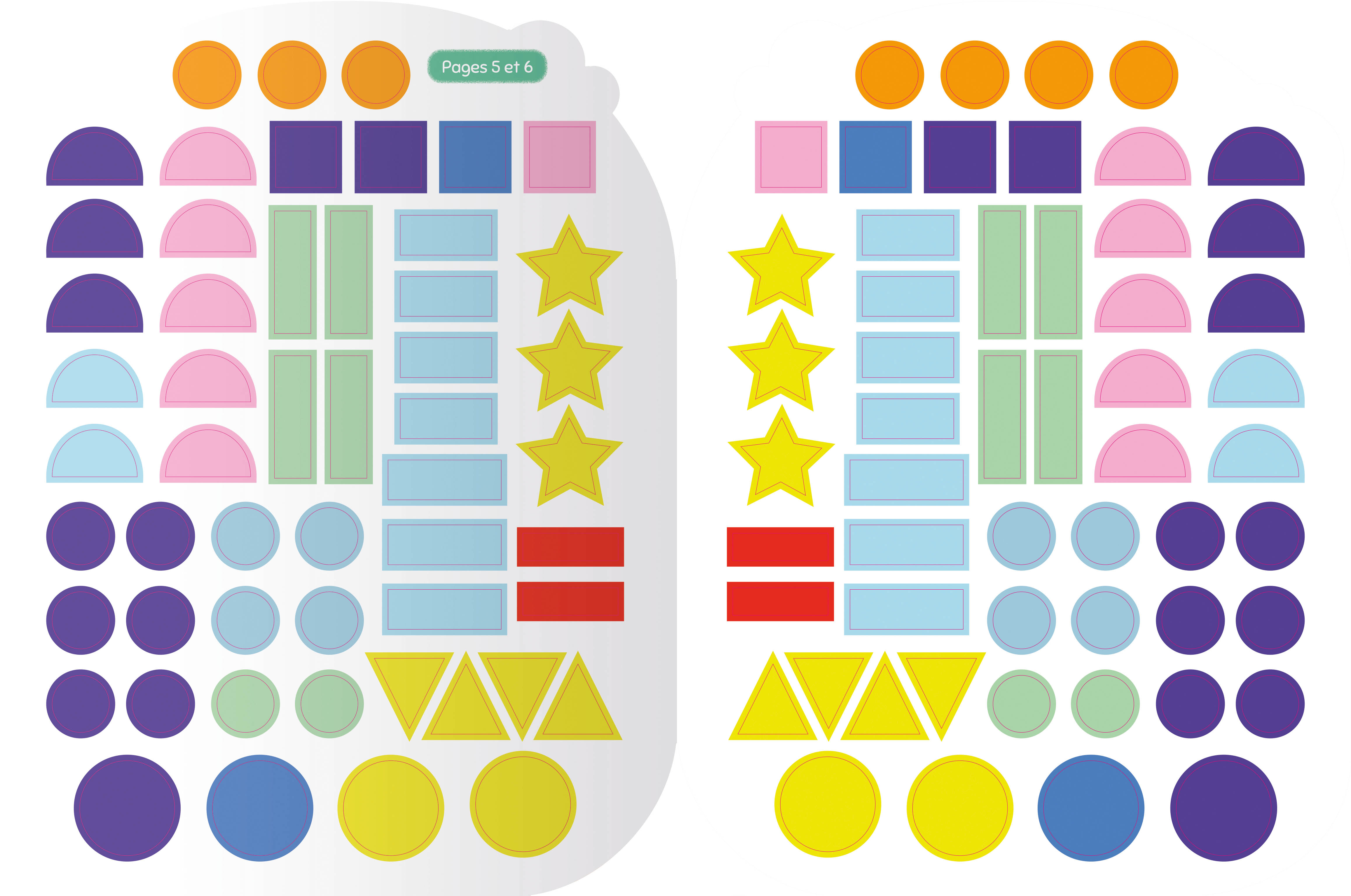 Gommettes Formes - L'aventure De Petite Fusée Gommettes Formes - L'aventure De Petite Fusée