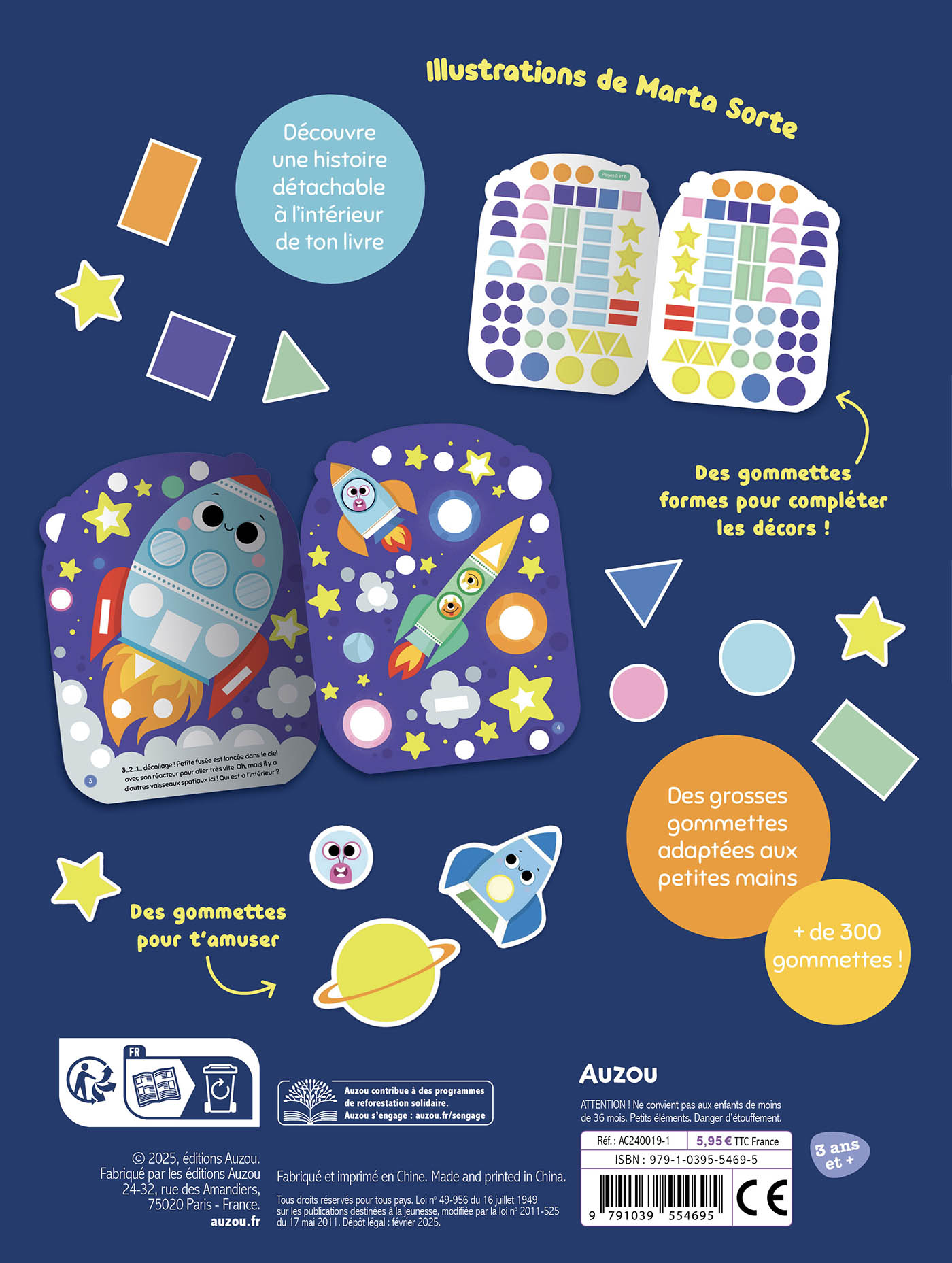 Gommettes Formes - L'aventure De Petite Fusée