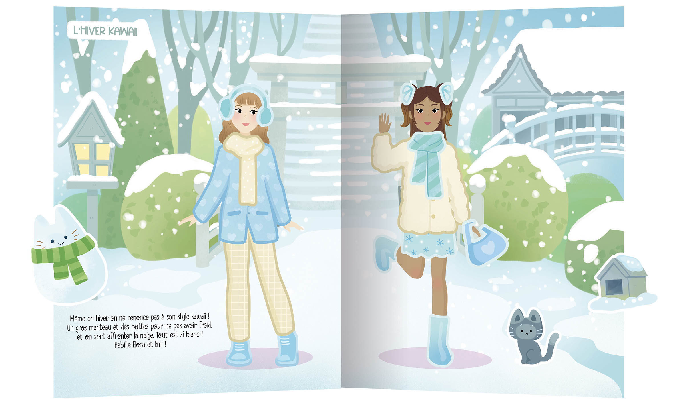 Mes 500 Autocollants Créatifs - Tenues Kawaii Mes 500 Autocollants Créatifs - Tenues Kawaii