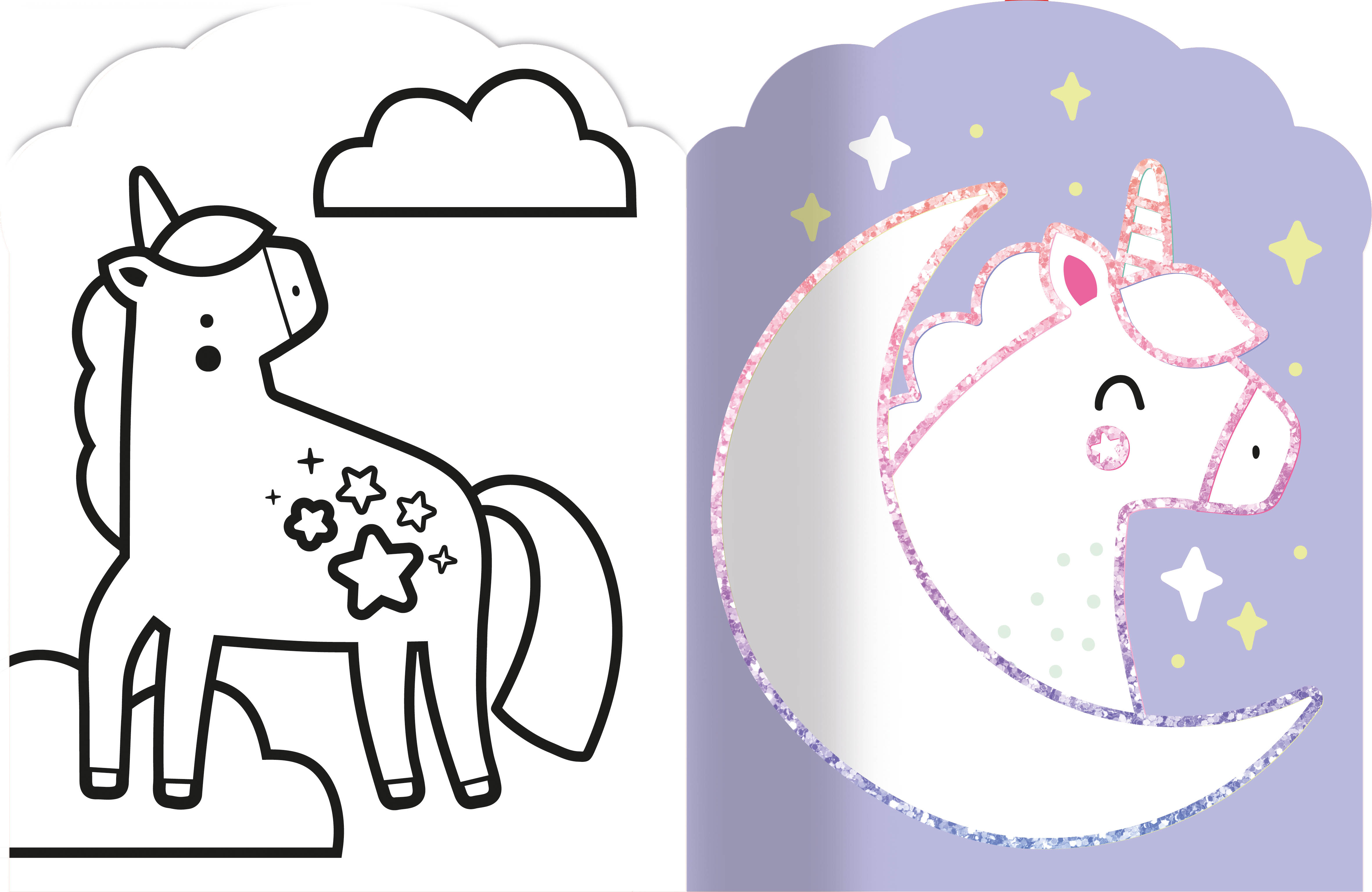 Je Colorie Sans Dépasser - Petites Licornes Je Colorie Sans Dépasser - Petites Licornes