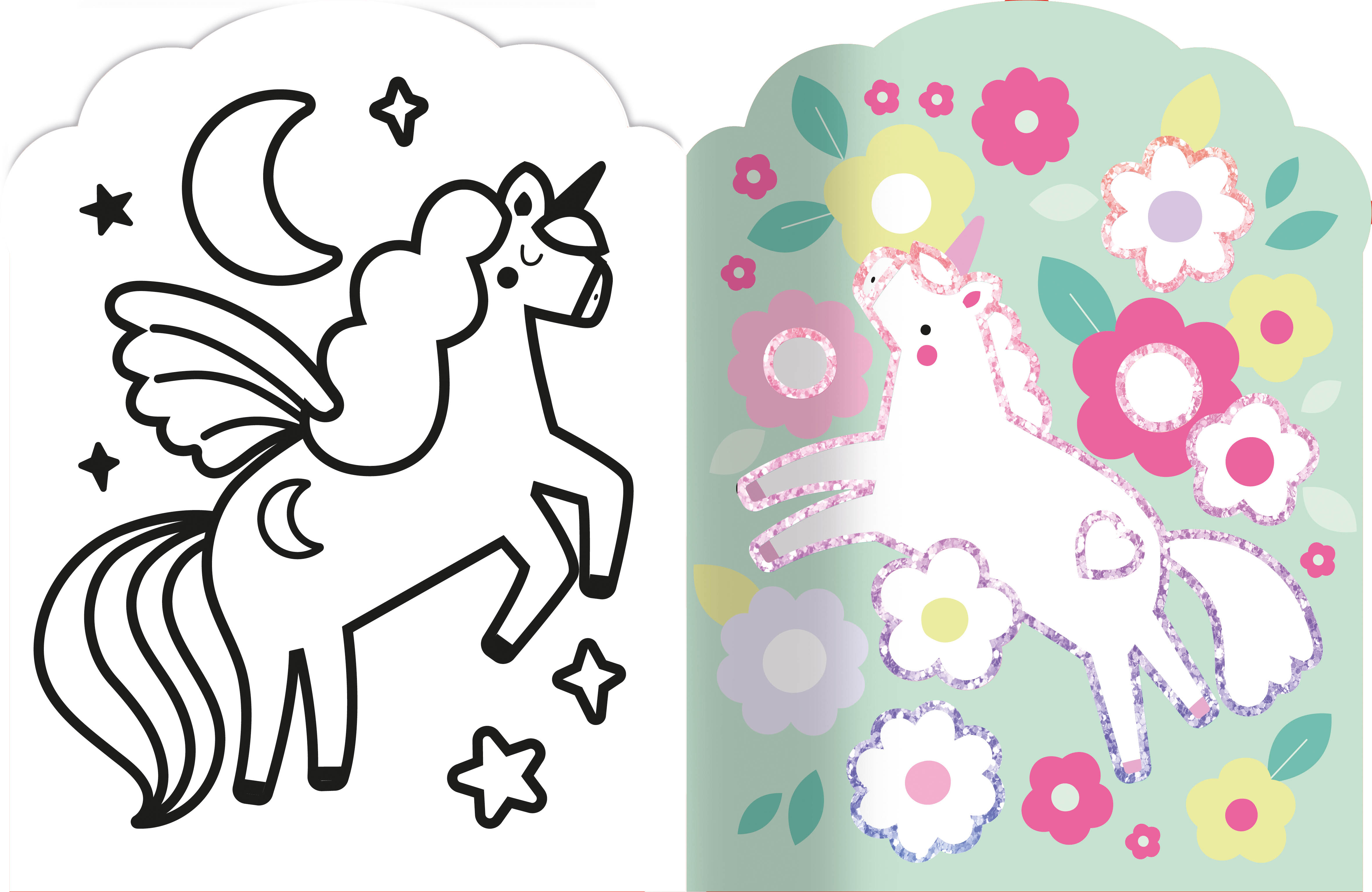 Je Colorie Sans Dépasser - Petites Licornes Je Colorie Sans Dépasser - Petites Licornes