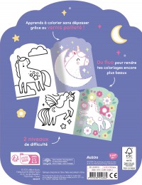 Je Colorie Sans Dépasser - Petites Licornes
