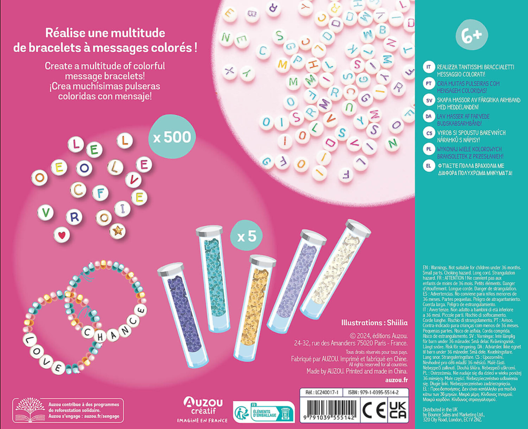 Mon Coffret D'artiste - Mes Bracelets À Messages