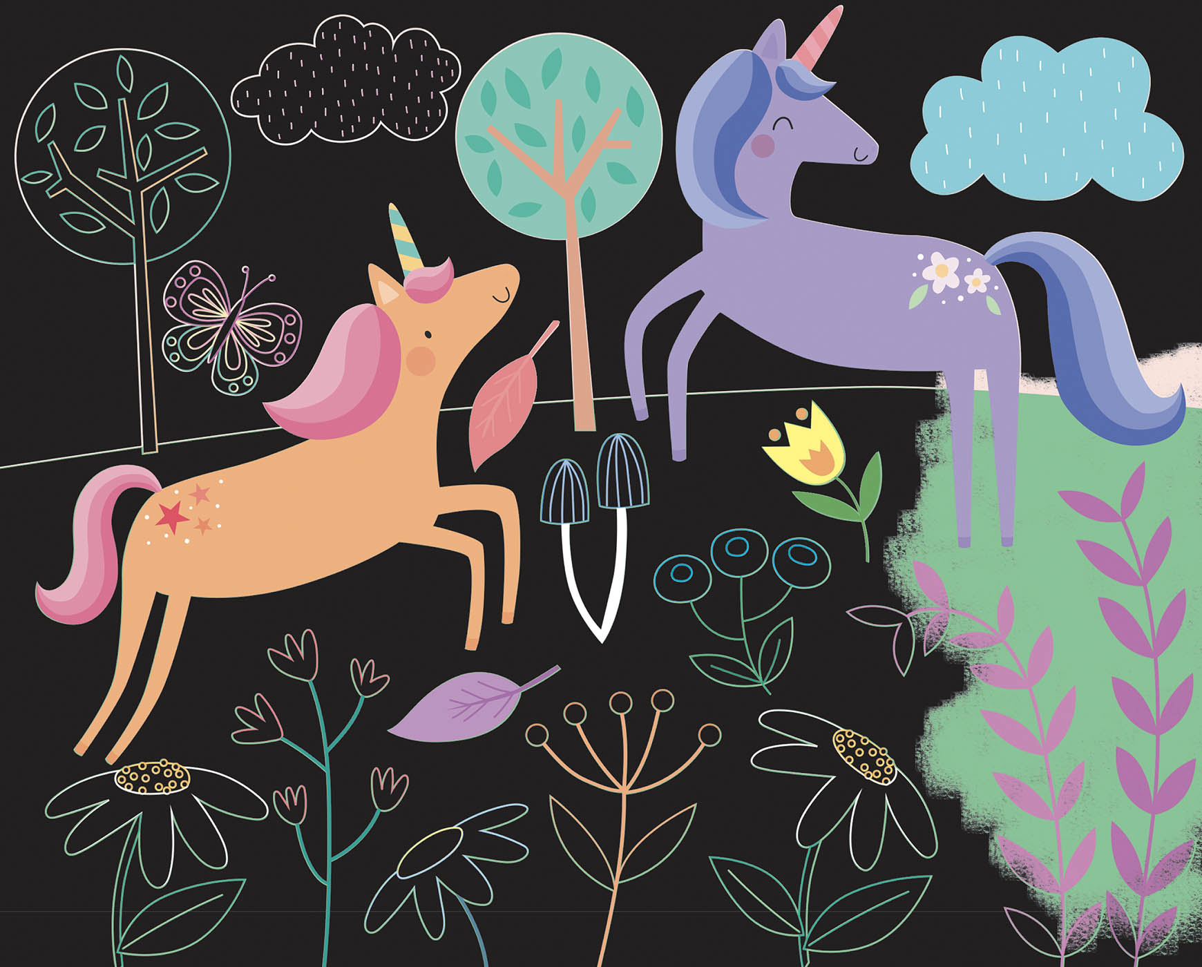 Ma Pochette D'artiste - Mes Cartes À Gratter Licornes Ma Pochette D'artiste - Mes Cartes À Gratter Licornes