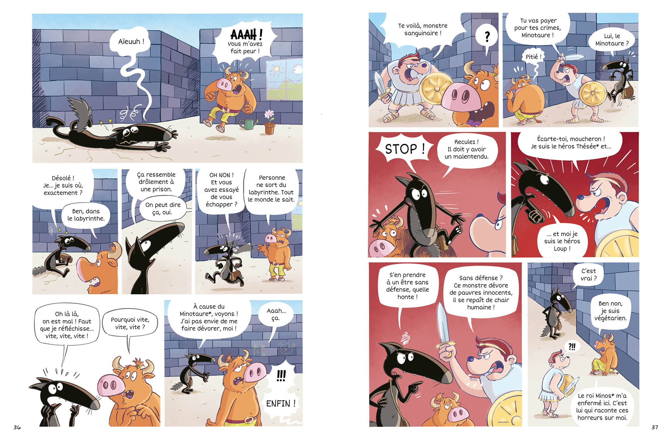 La Bd De Loup - Aventures En Mytholougie
