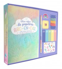 Mon coffret papeterie arc-en-ciel Mon coffret papeterie arc-en-ciel