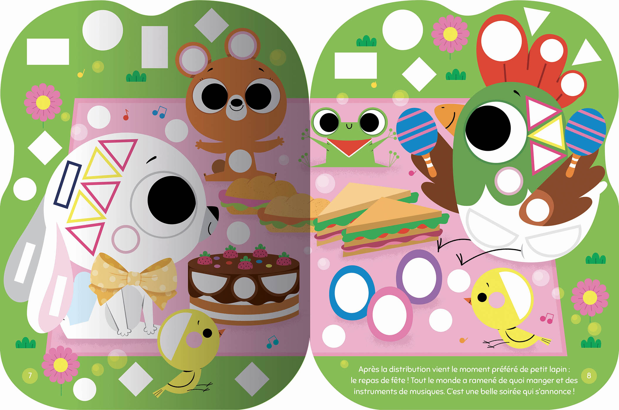 Gommettes Formes - L'aventure De Petit Lapin Gommettes Formes - L'aventure De Petit Lapin