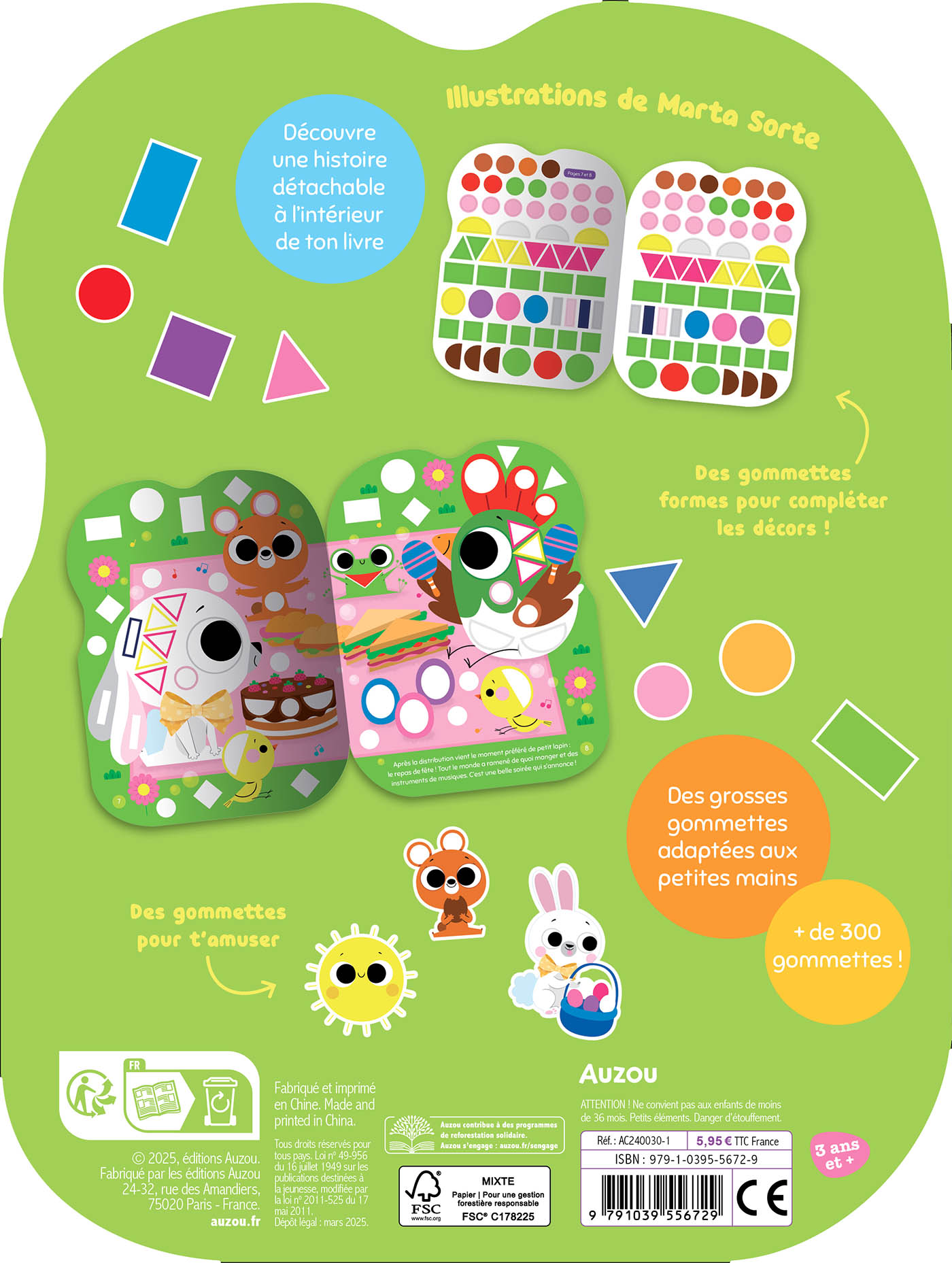 Gommettes Formes - L'aventure De Petit Lapin