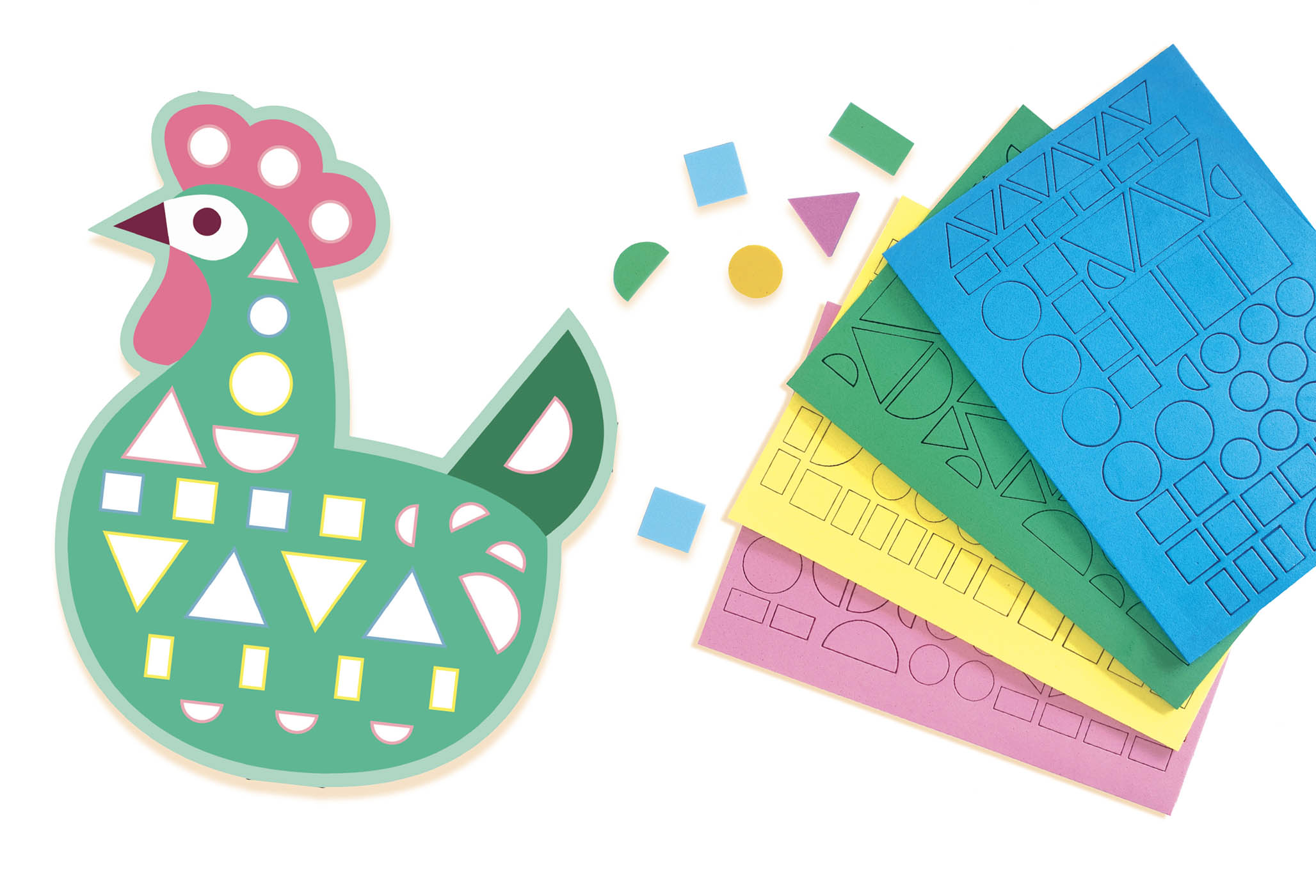 Ma Pochette D'artiste - 200 Gommettes Mousse Ma Pochette D'artiste - 200 Gommettes Mousse