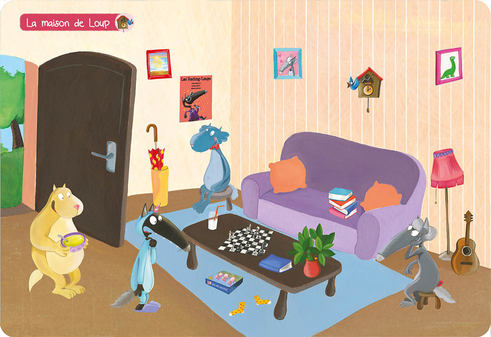 Mes Décalcomanies Loup