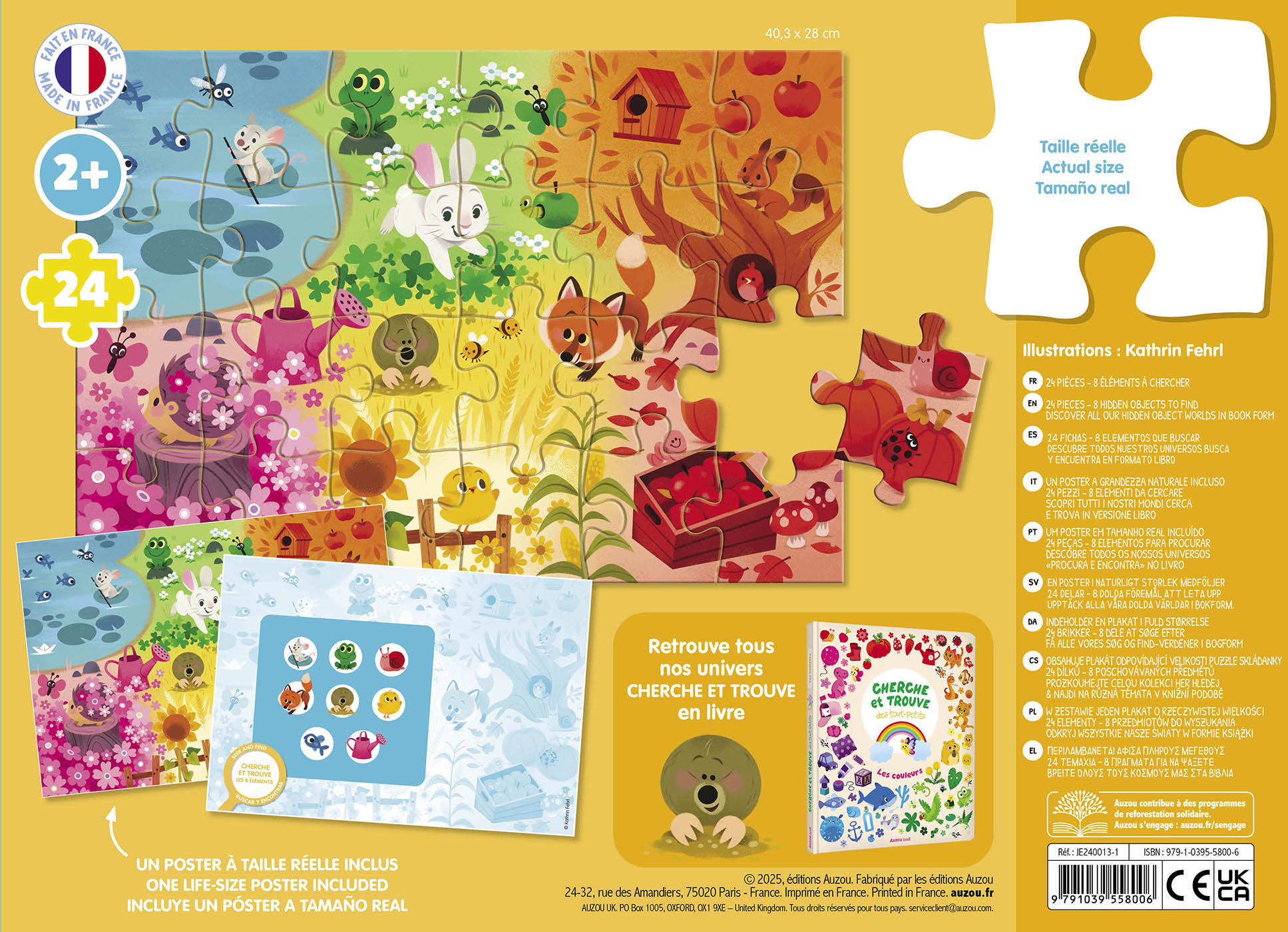 Puzzle Cherche Et Trouve Des Tout-Petits - Les Couleurs