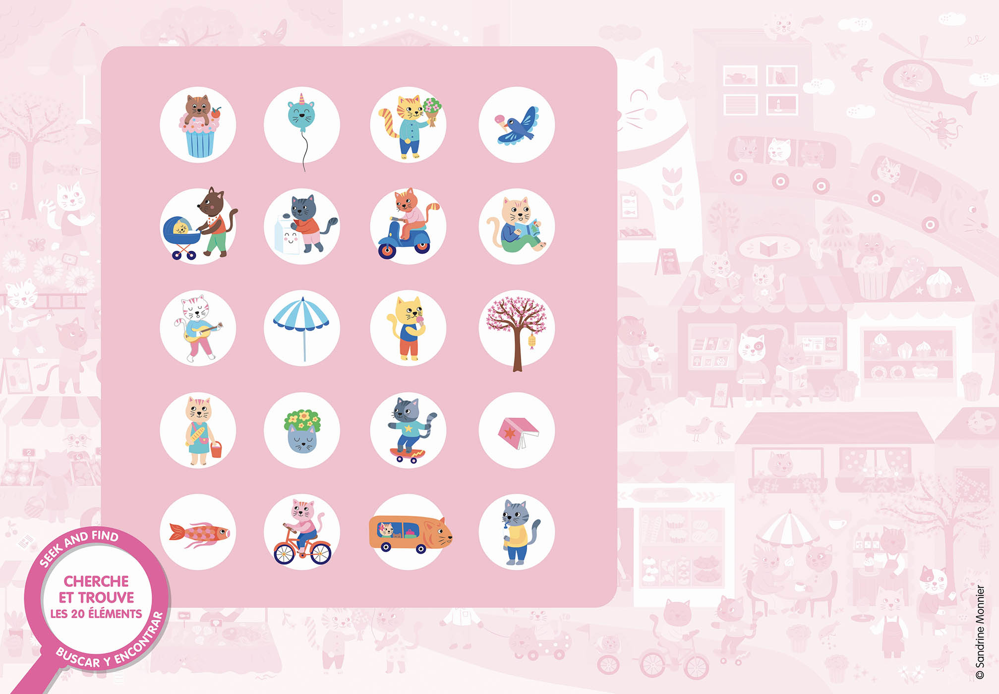 Puzzle Cherche Et Trouve - Kawaii Puzzle Cherche Et Trouve - Kawaii