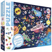 Puzzle cherche et trouve - Dans l’espace Puzzle cherche et trouve - Dans l’espace