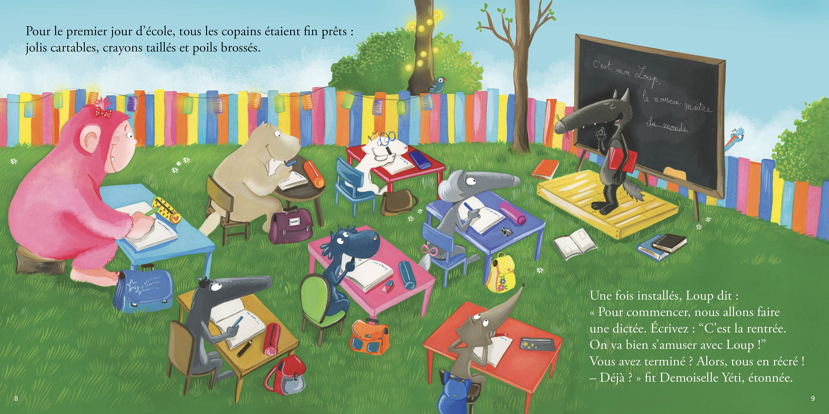 Le Loup Qui Voulait Aller À L'école Le Loup Qui Voulait Aller À L'école