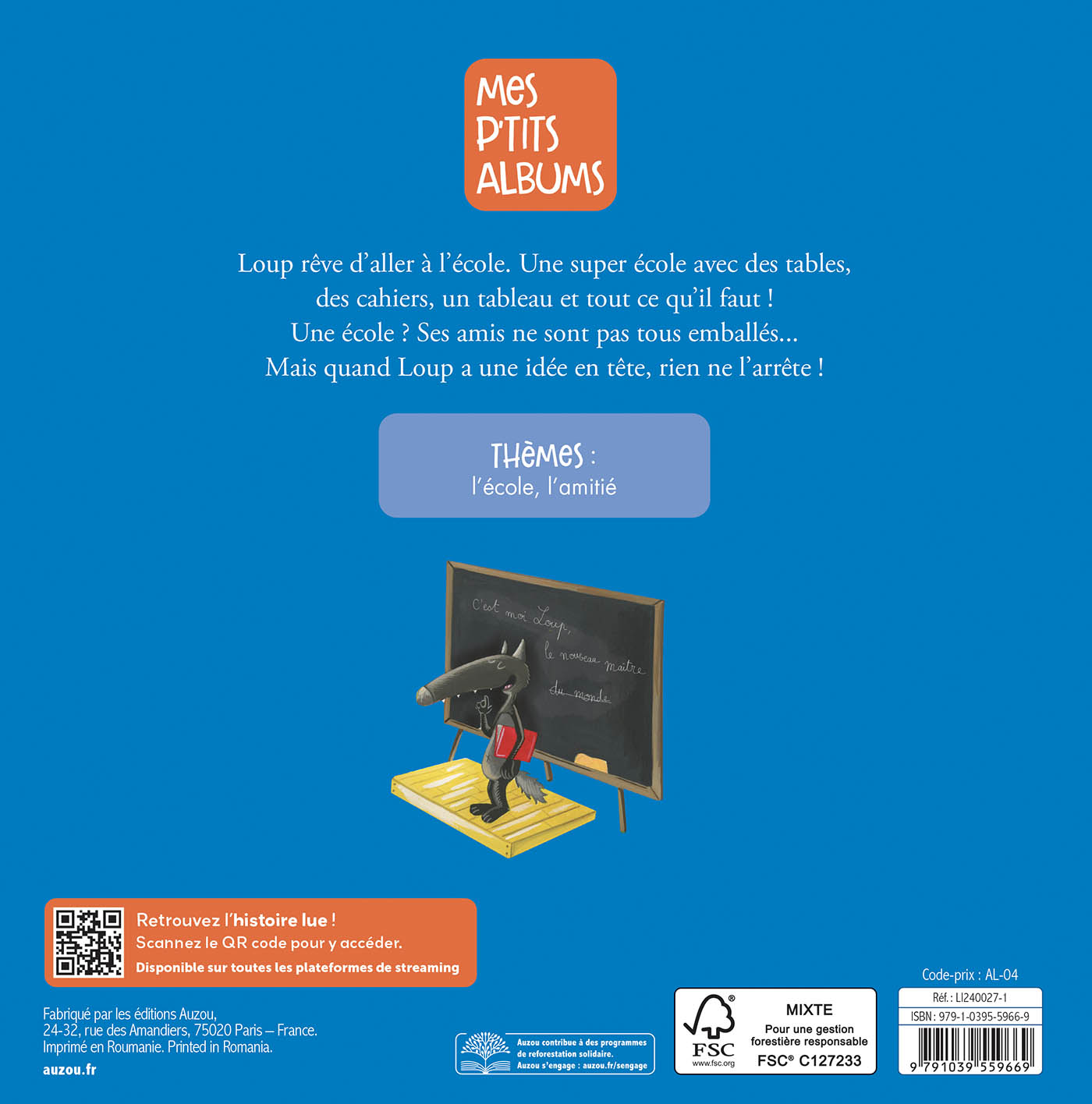 Le Loup Qui Voulait Aller À L'école