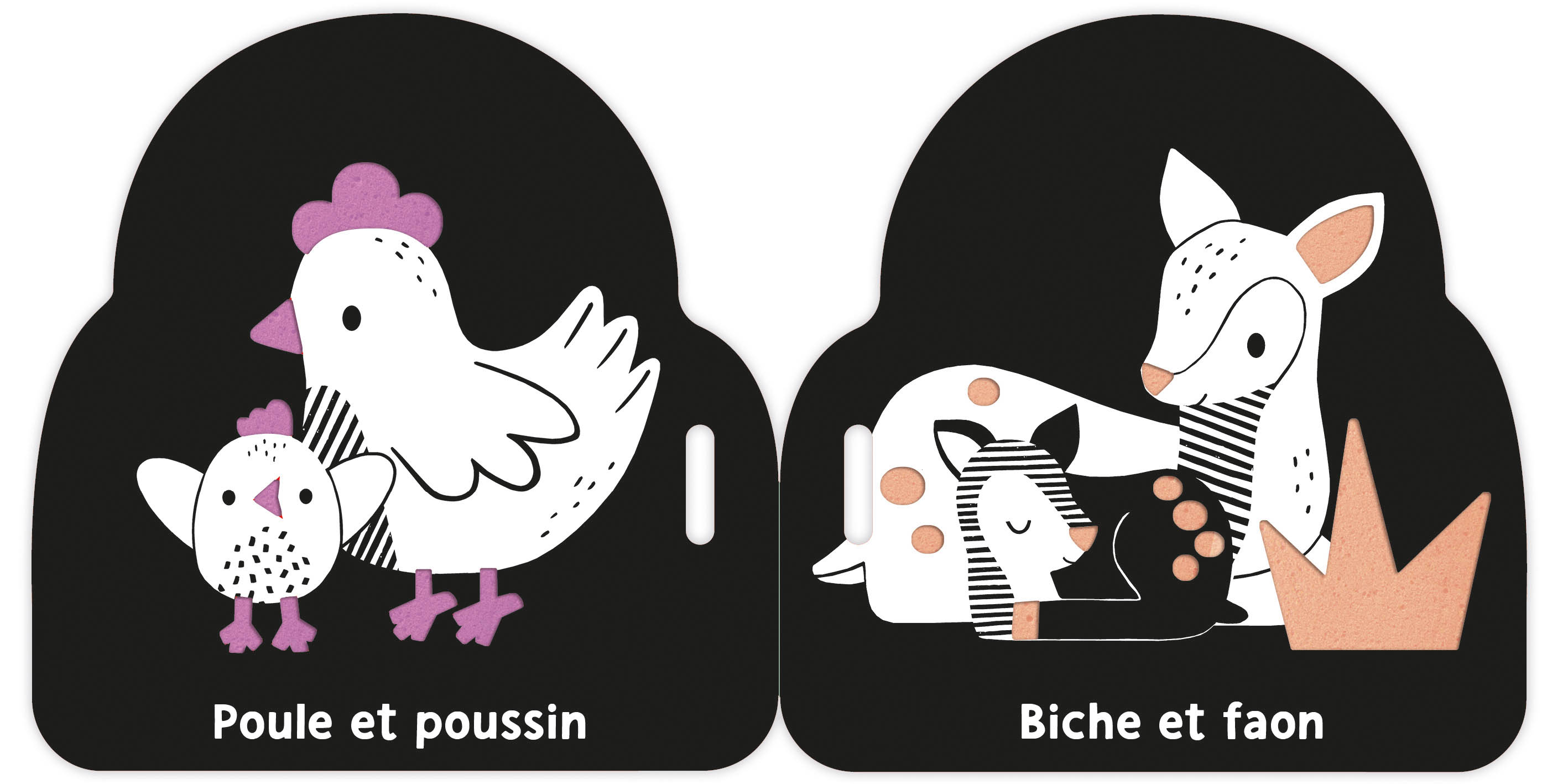 Mon Premier Livre Poussette En Noir Et Blanc - Bébés Animaux Mon Premier Livre Poussette En Noir Et Blanc - Bébés Animaux