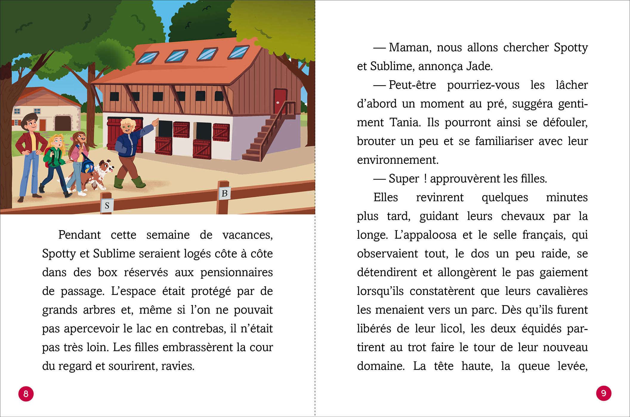 Jade Et Les Chevaux  - Vacances Au Lac