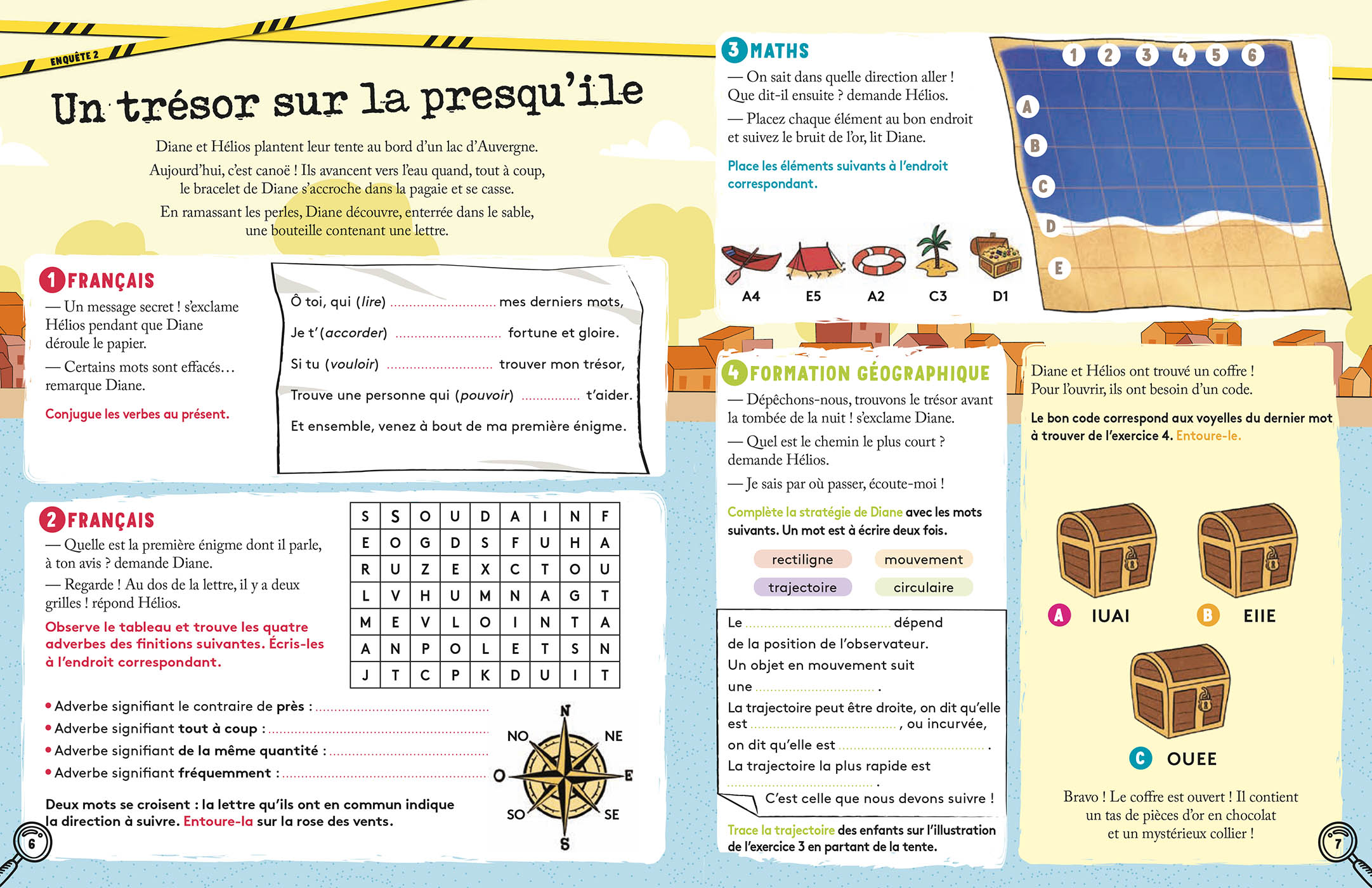 J'enquête En Vacances - En Route Vers La 6E Primaire J'enquête En Vacances - En Route Vers La 6E Primaire