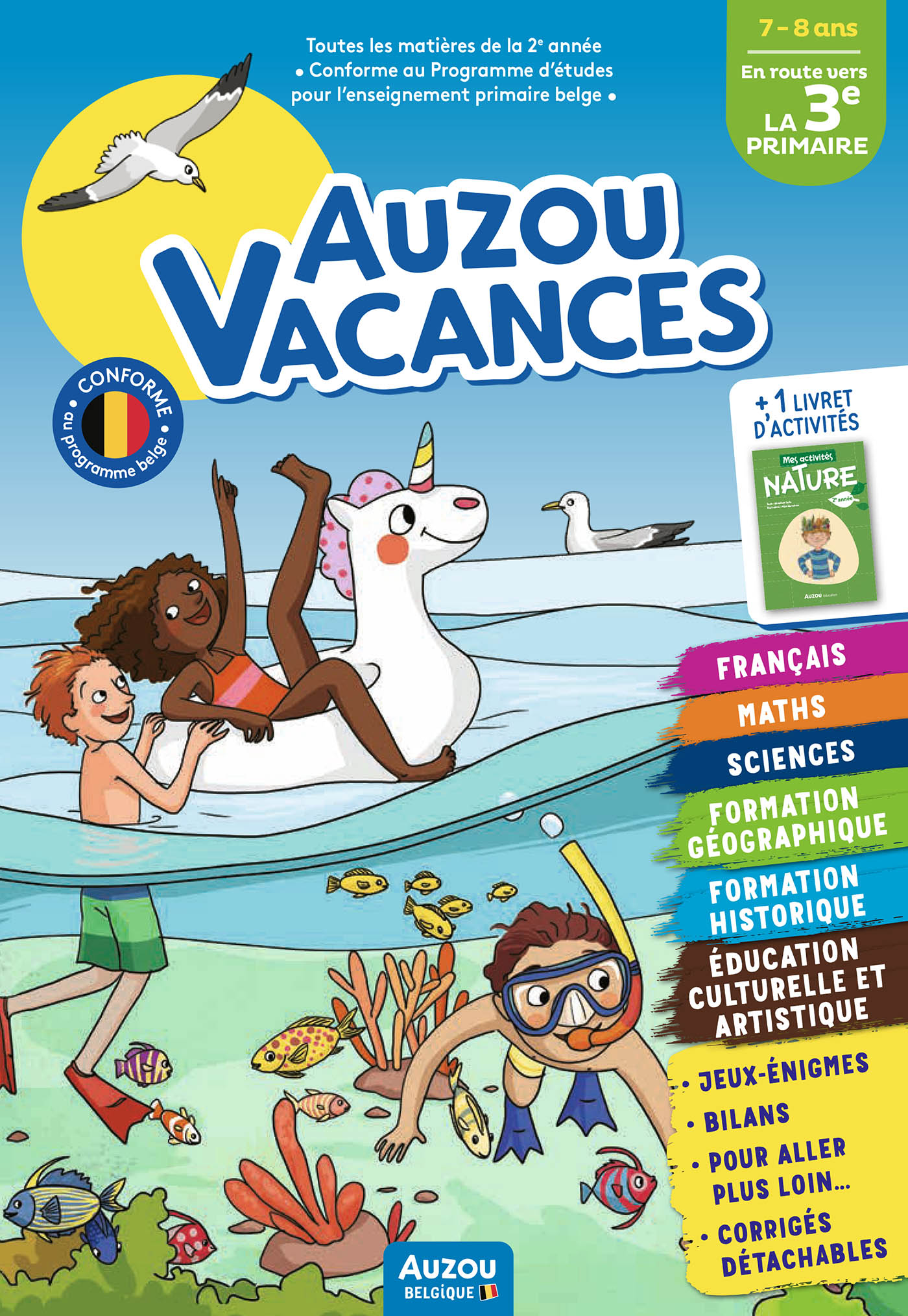 Auzou Vacances - En Route Pour La 3E Primaire Auzou Vacances - En Route Pour La 3E Primaire