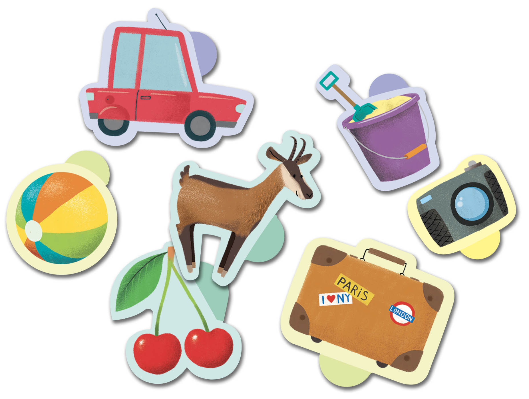 Ma Pochette De 100 Gommettes - En Vacances Ma Pochette De 100 Gommettes - En Vacances