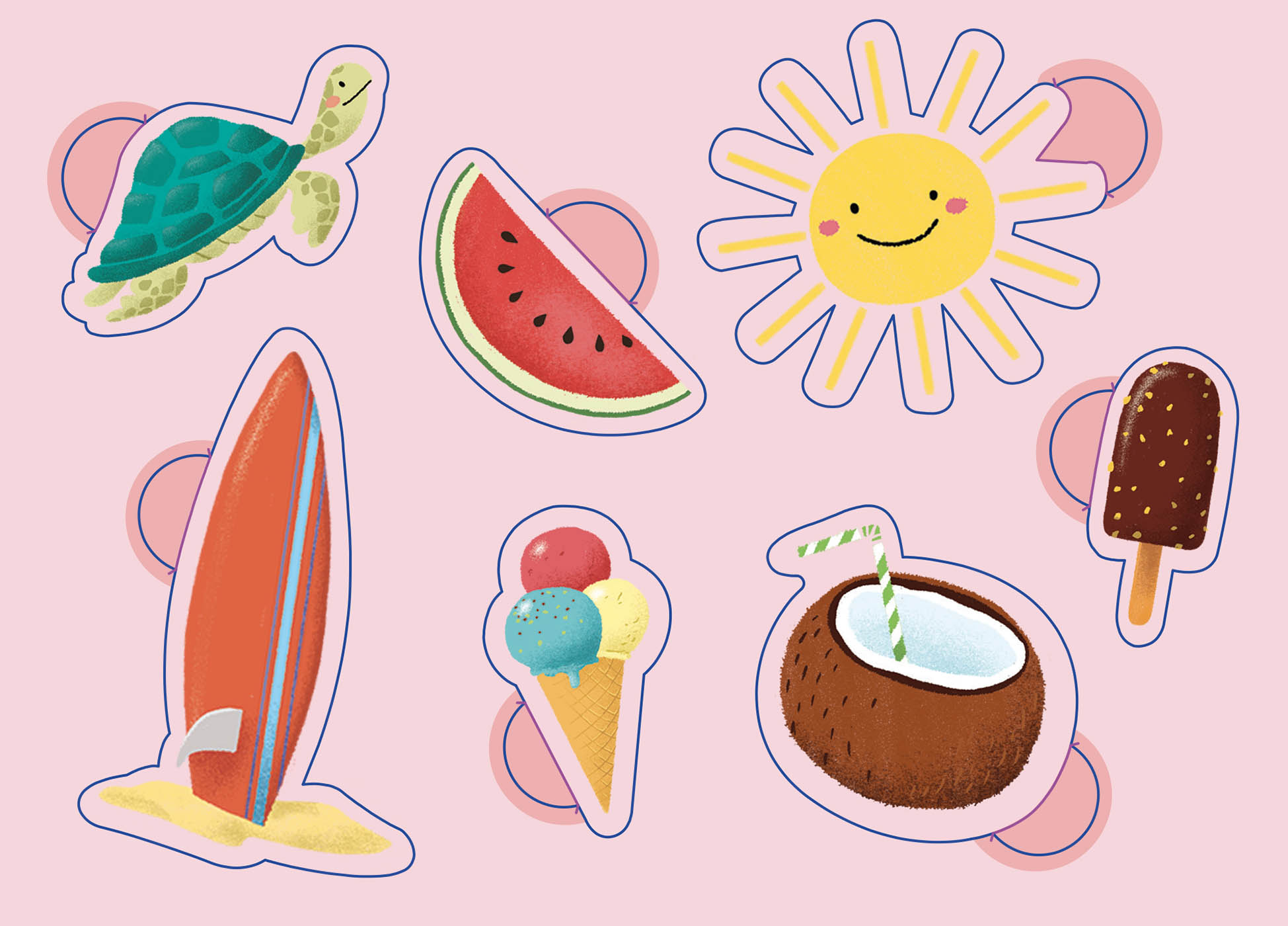 Ma Pochette De 100 Gommettes - En Vacances Ma Pochette De 100 Gommettes - En Vacances