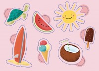 Ma Pochette De 100 Gommettes - En Vacances