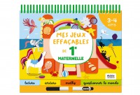 Mes jeux effaçables de 1re maternelle Mes jeux effaçables de 1re maternelle