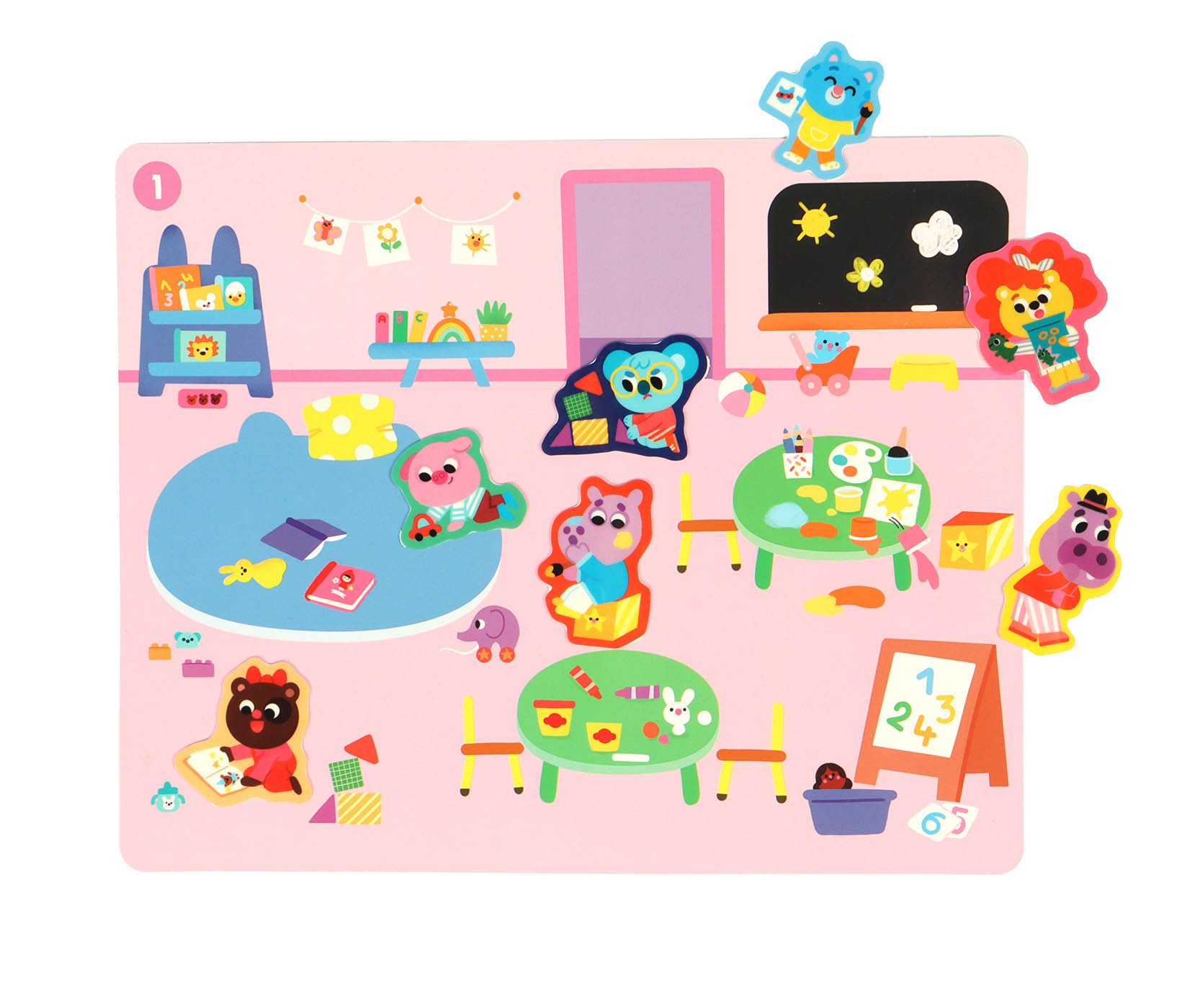 Ma Pochette D'artiste - Mes Premiers Autocollants En Relief - Les Émotions Ma Pochette D'artiste - Mes Premiers Autocollants En Relief - Les Émotions