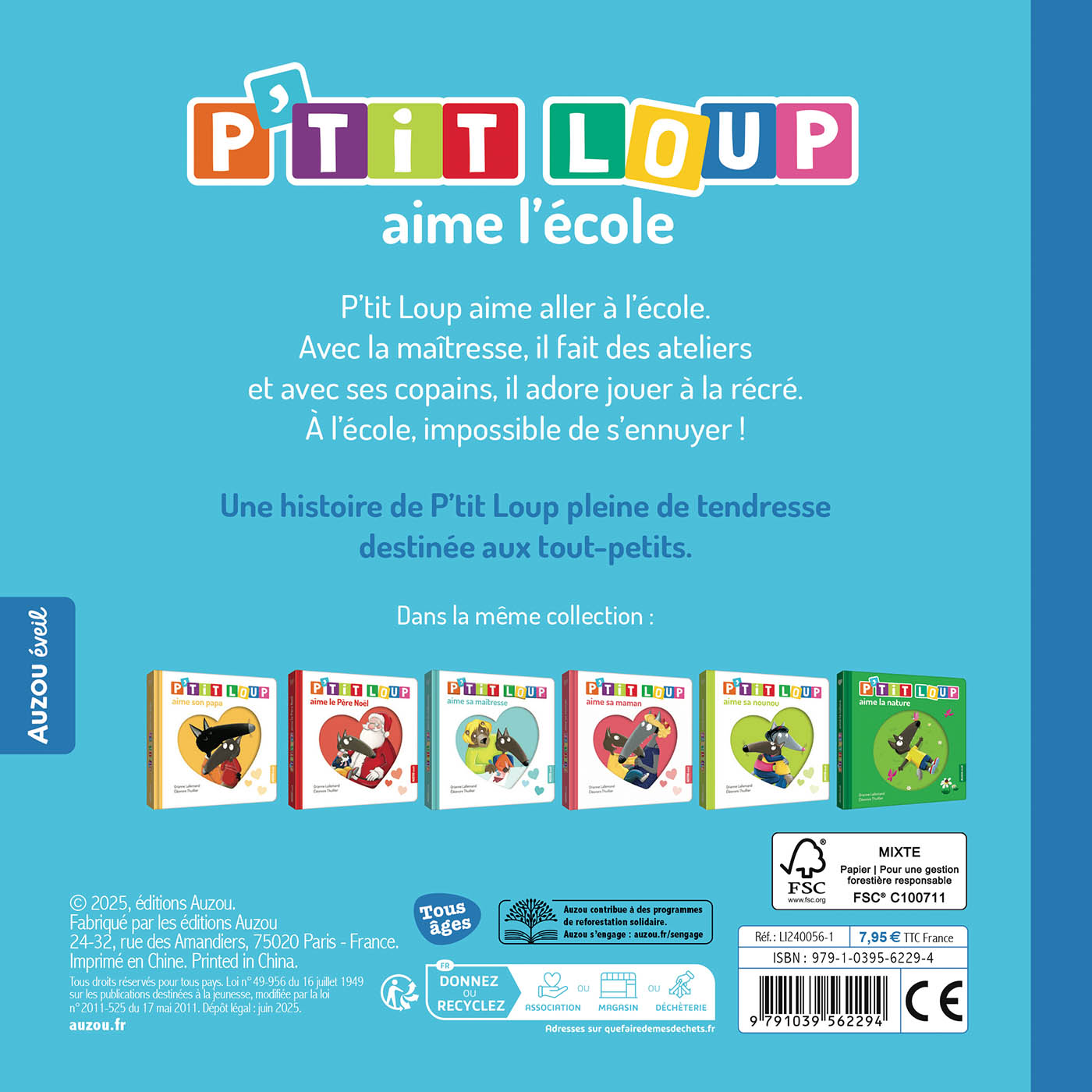 P'tit Loup Aime L'école