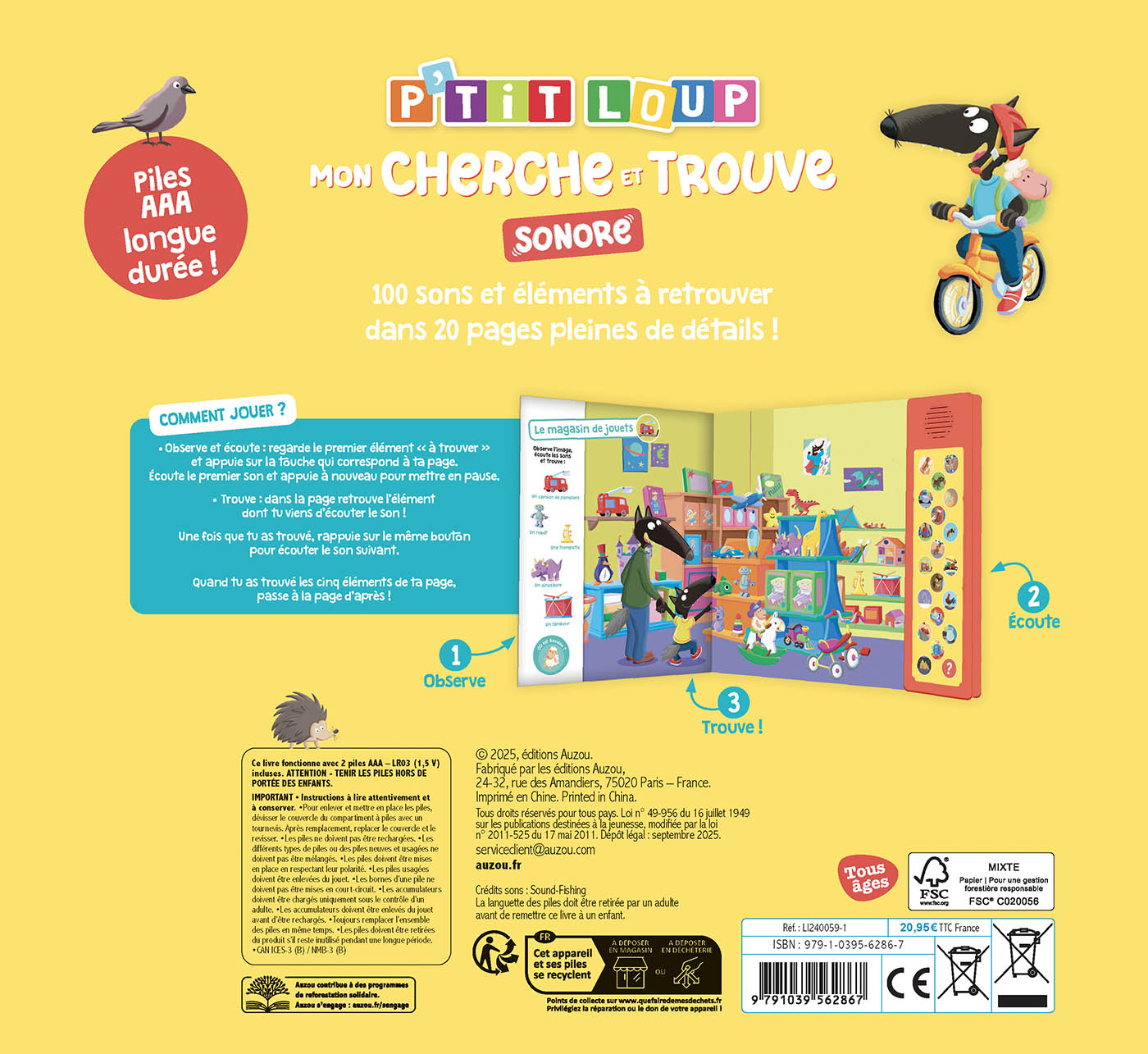 P'tit Loup - Mon Cherche Et Trouve Sonore