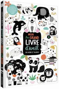 Mon très grand livre d'éveil en noir et blanc