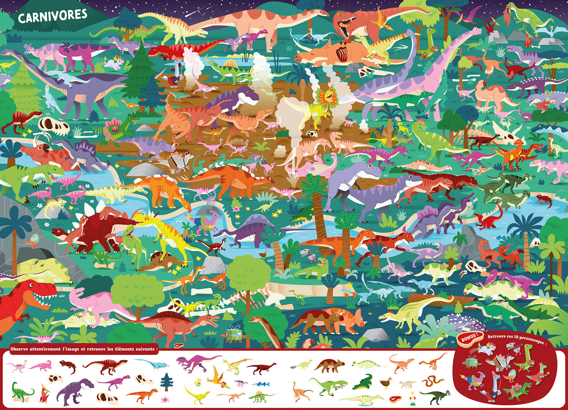 Cherche Et Trouve Géant - L'ère Des Dinosaures Cherche Et Trouve Géant - L'ère Des Dinosaures