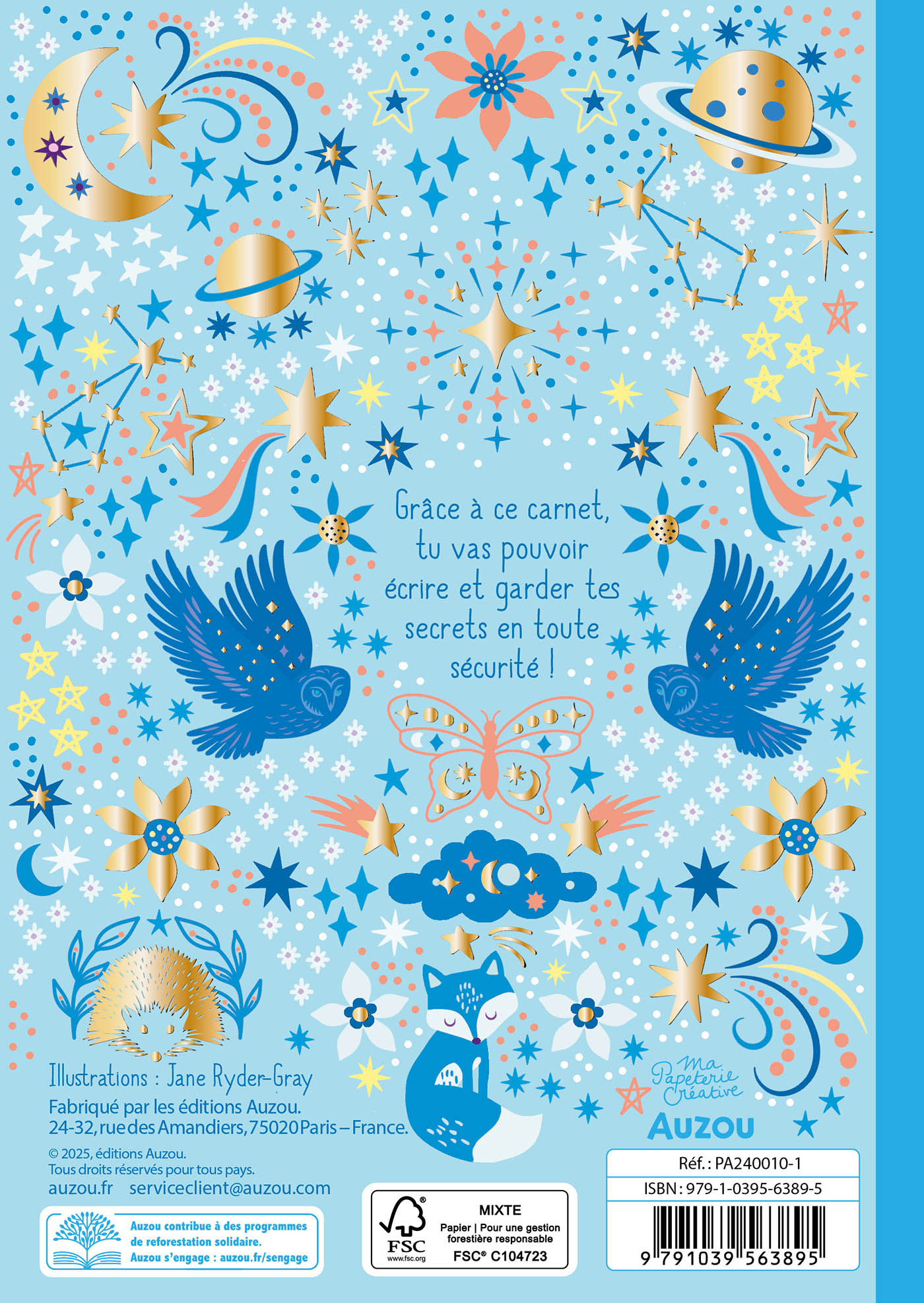 Ma Papeterie Créative - Mon Carnet Secret Bijou Scintillant