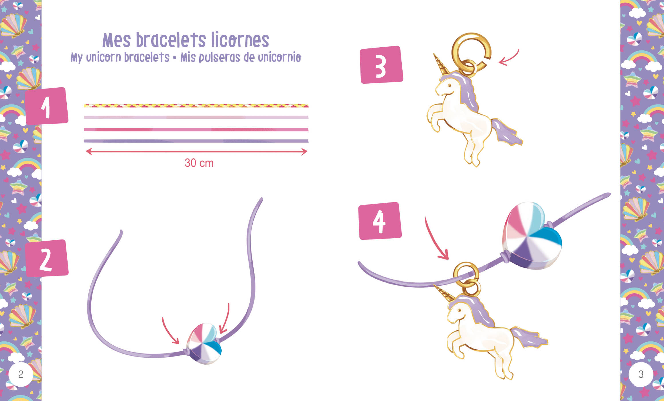 Mon Superbe Bijou - Mes Bracelets Licornes Fluos Mon Superbe Bijou - Mes Bracelets Licornes Fluos